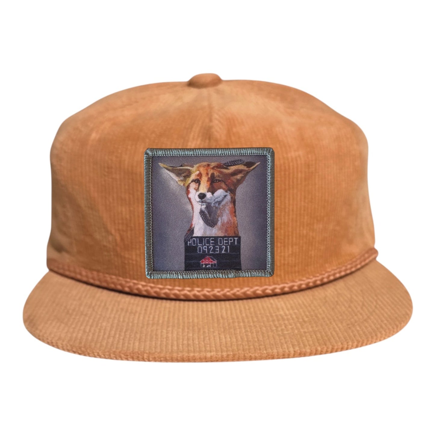 The Usual Suspects: Fox Rope Cap Hats FlynHats Peach Corduroy