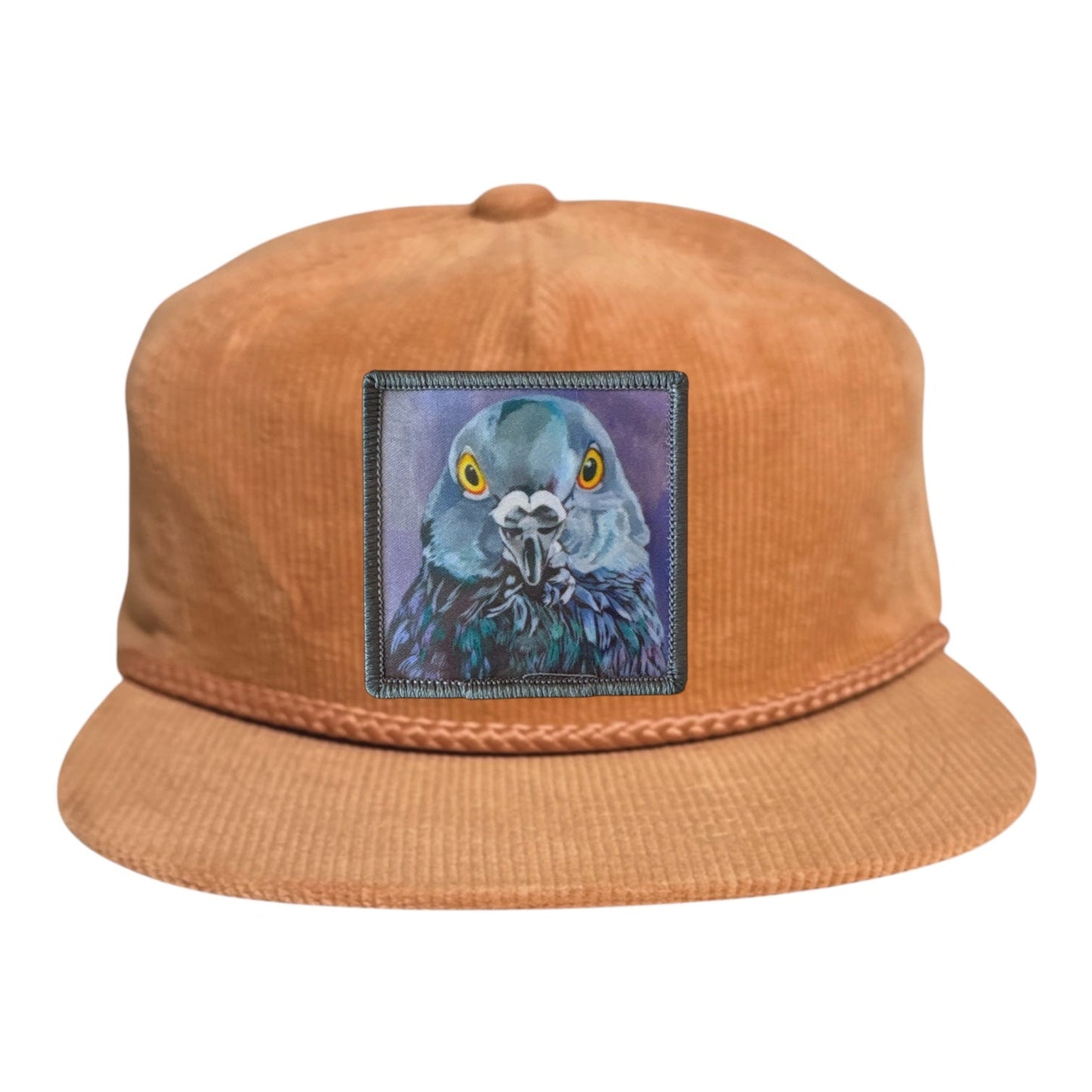 City Bird Rope Cap Hats FlynHats Peach Corduroy
