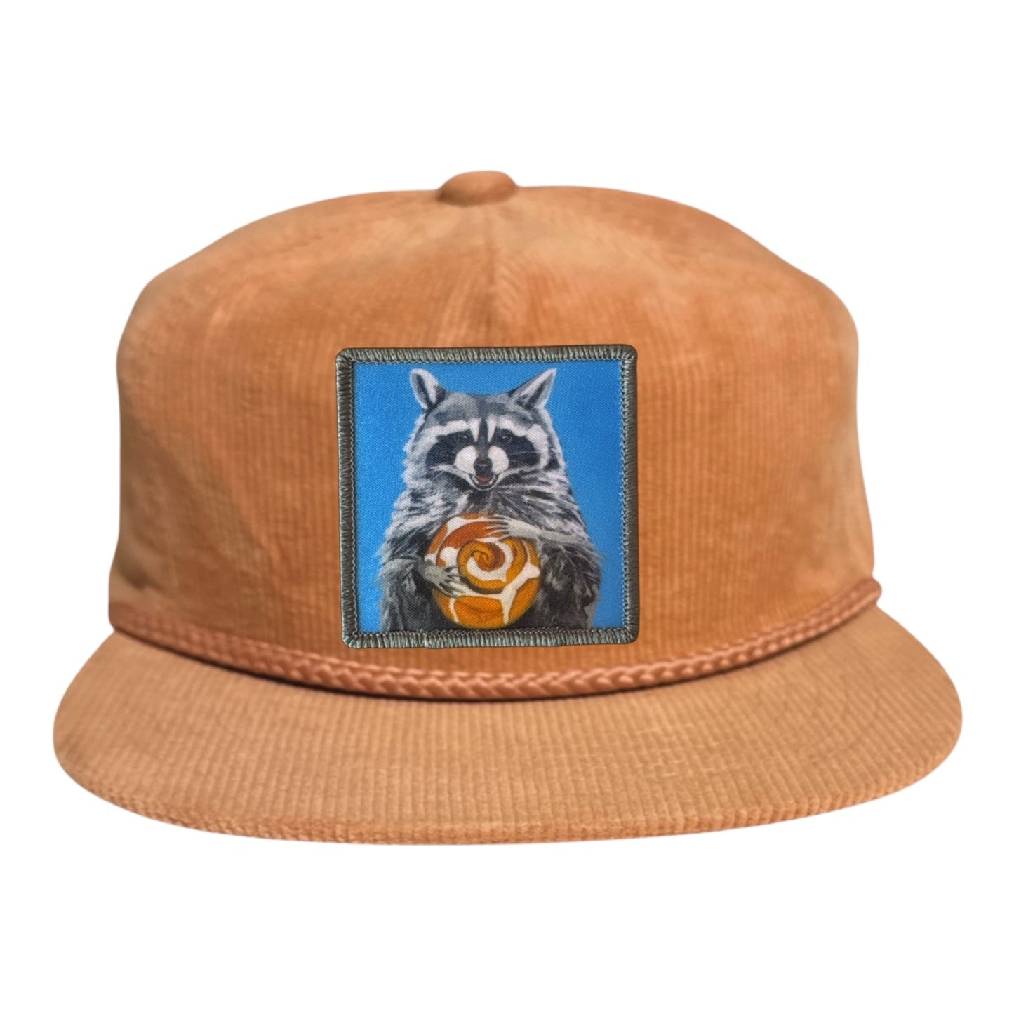 Cinnabun Bandit Rope Cap Hats FlynHats Peach Corduroy