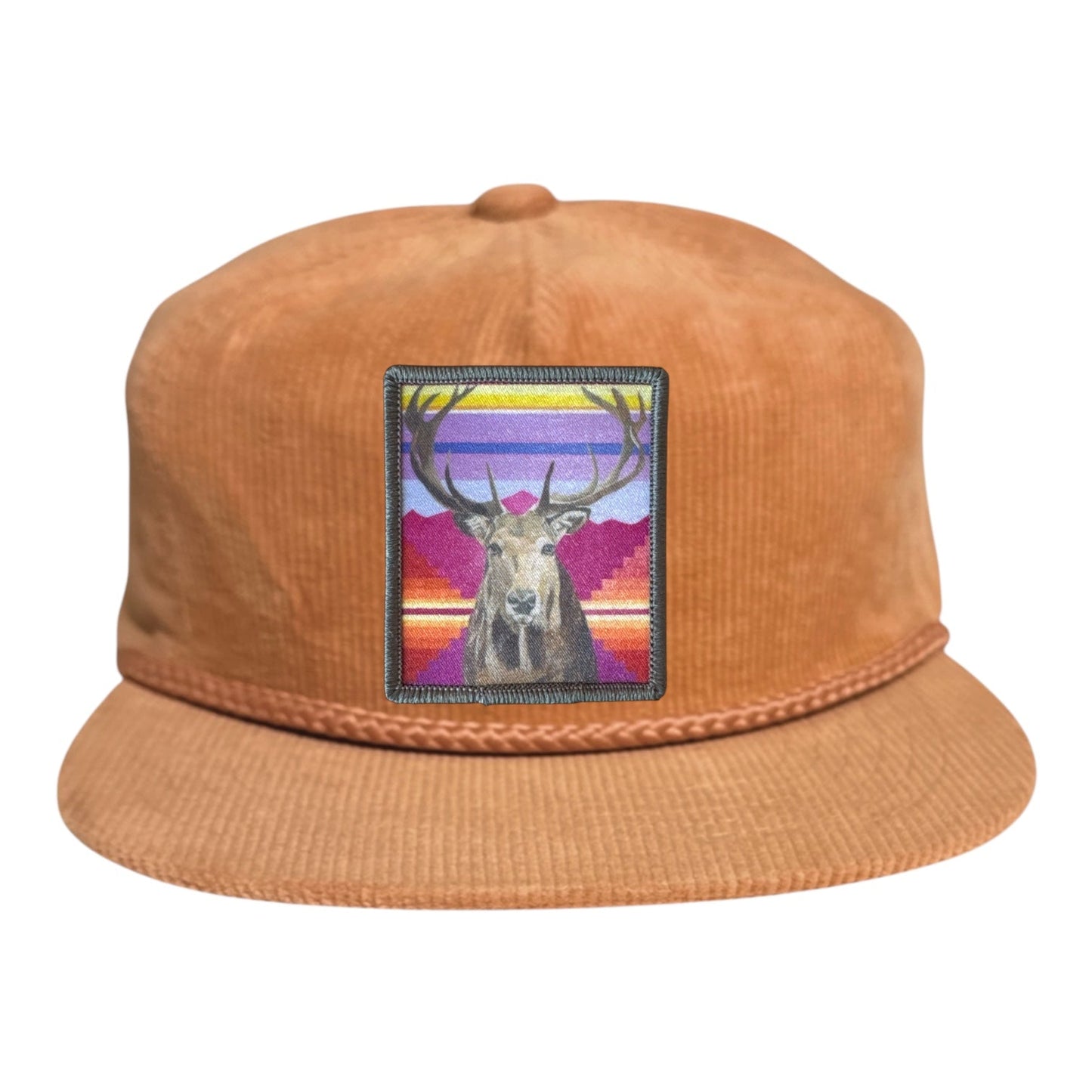 Elk Rope Cap Hats FlynHats Peach Corduroy