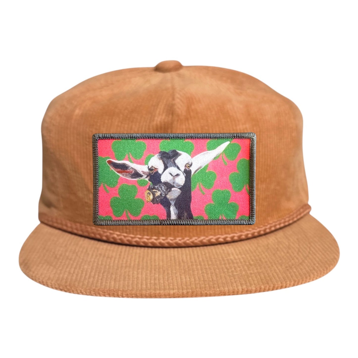 Can Crusher Rope Cap Hats FlynHats Peach Corduroy