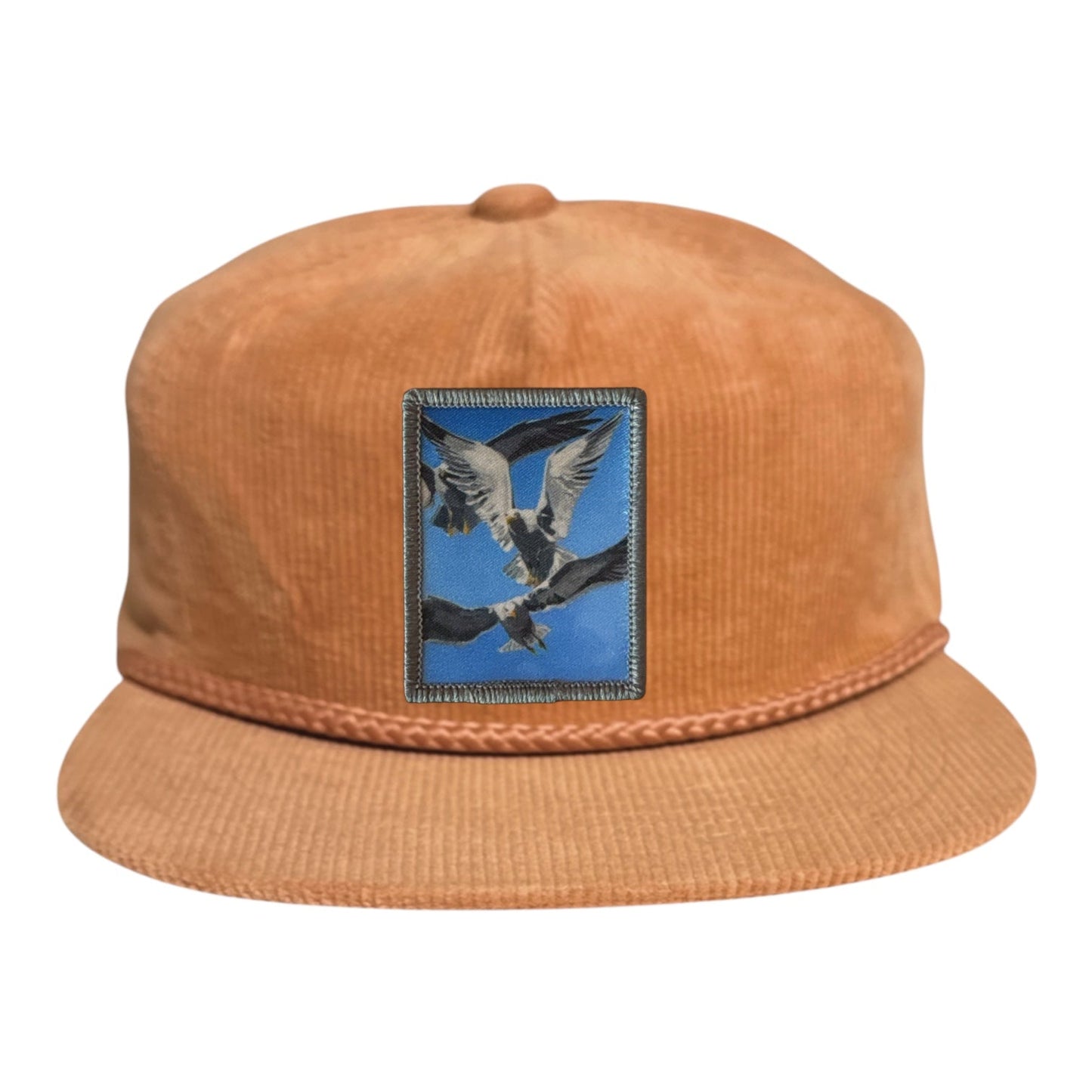 Flock Of Seagulls Rope Cap Hats FlynHats Peach Corduroy