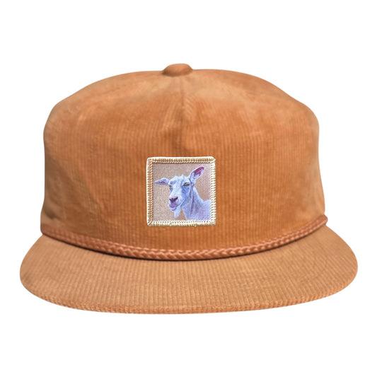Peach Corduroy Rope Hat Hats FlynHats Little Goat