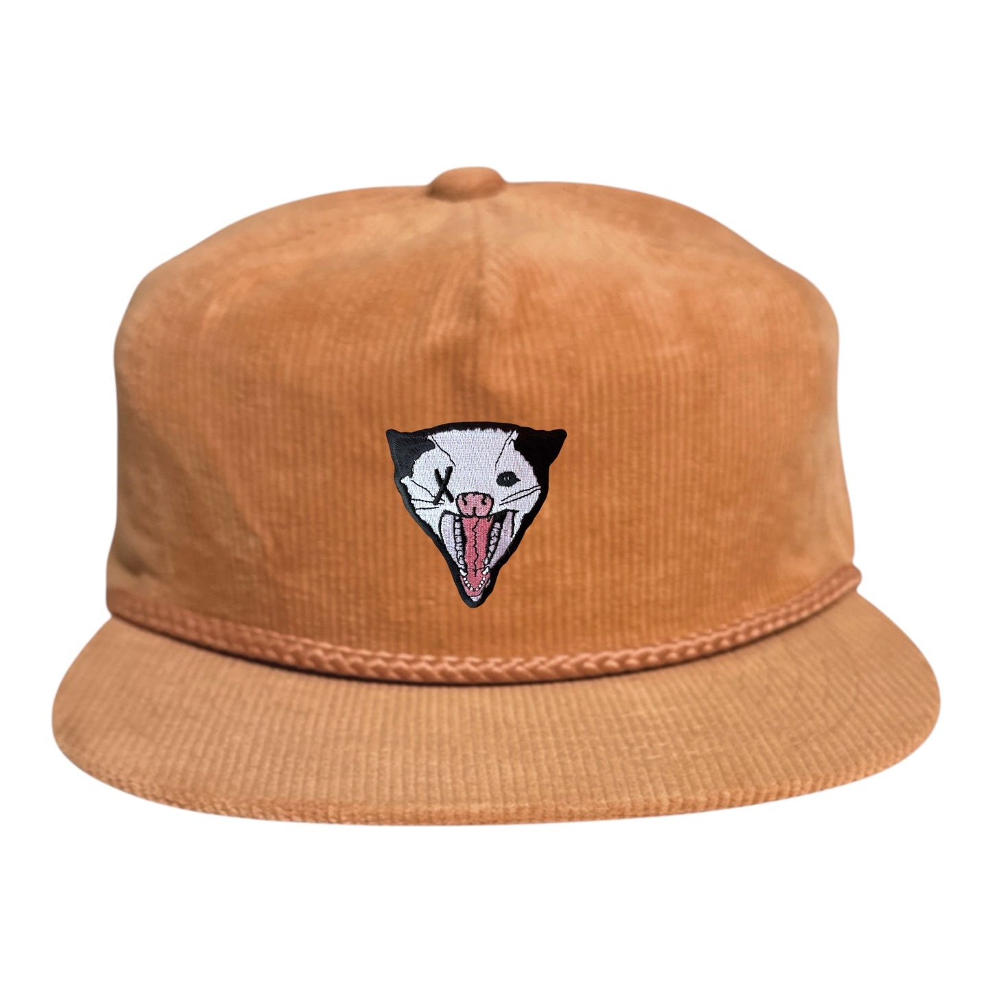 Peach Corduroy Rope Hat