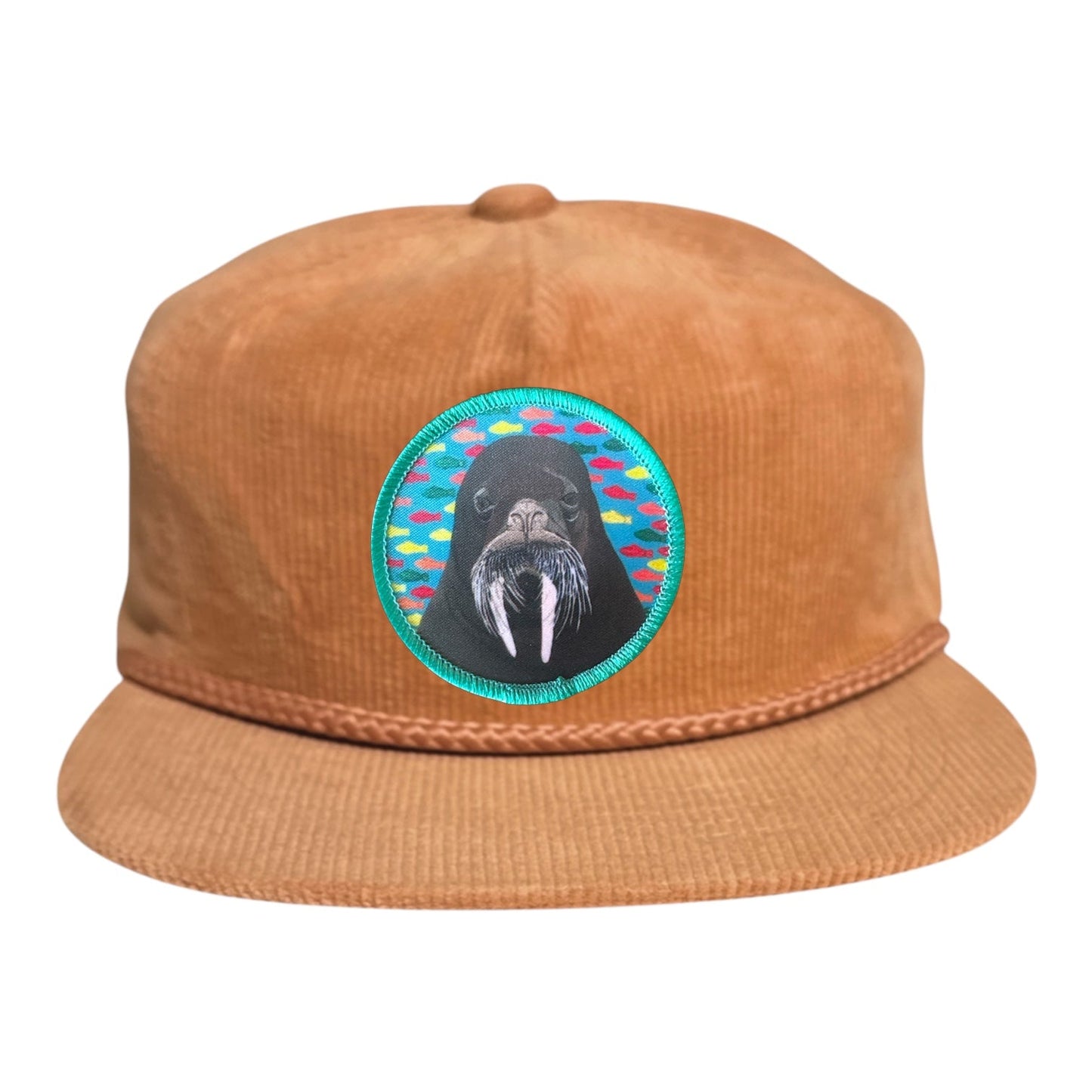 Walrus Rope Cap Hats FlynHats Peach Corduroy