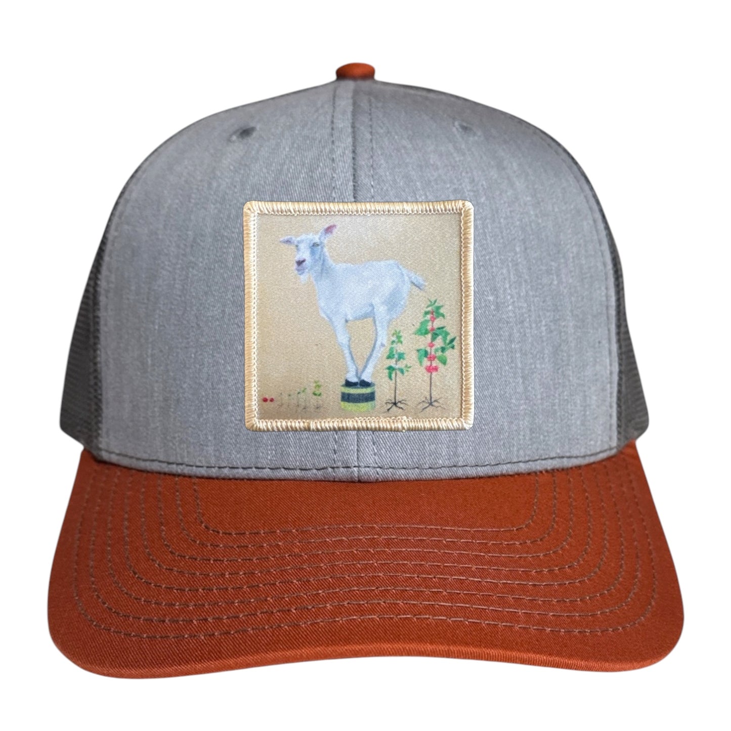 Grey/Terracotta Trucker Hats Flyn Costello Discoverer