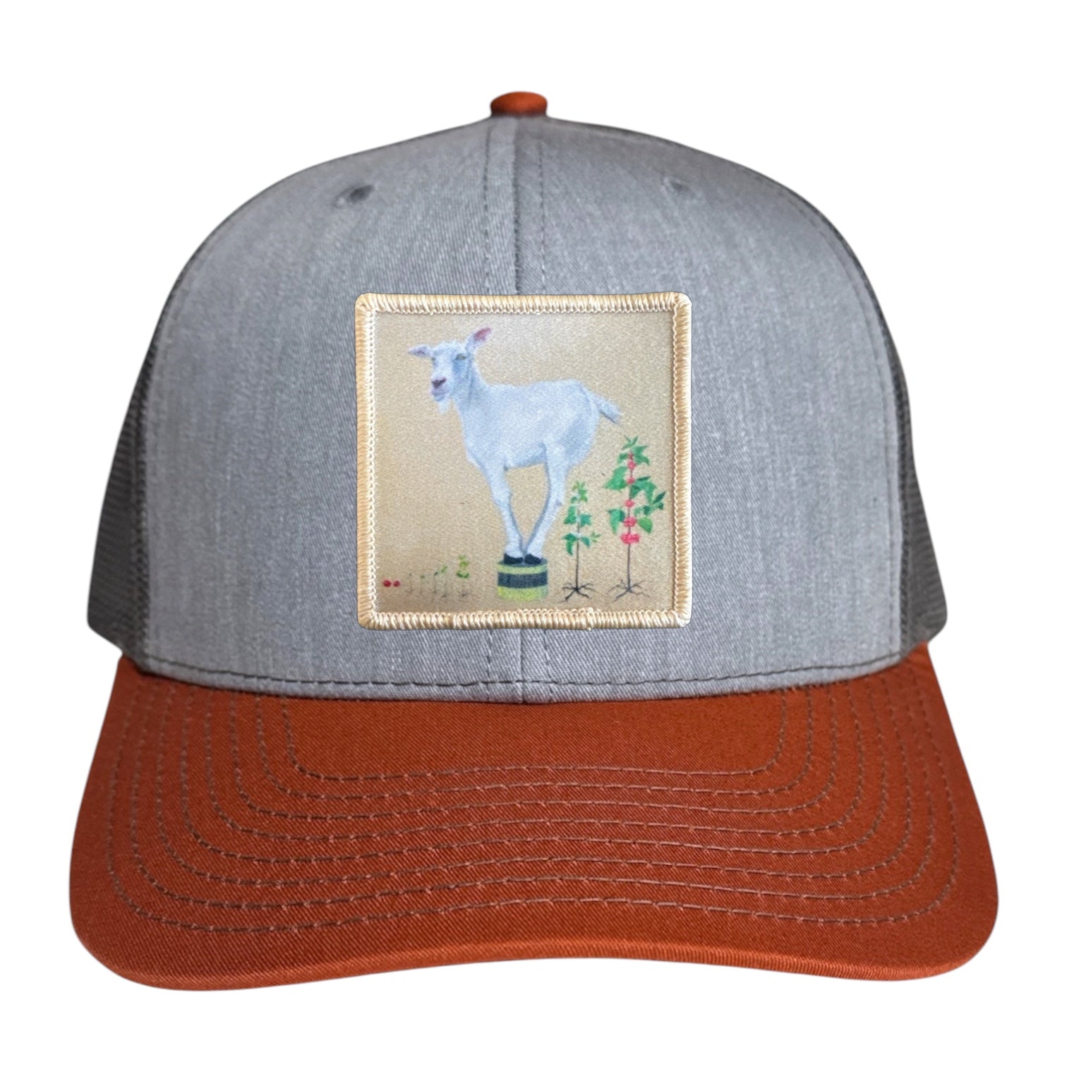 Grey/Terracotta Trucker Hats Flyn Costello Discoverer