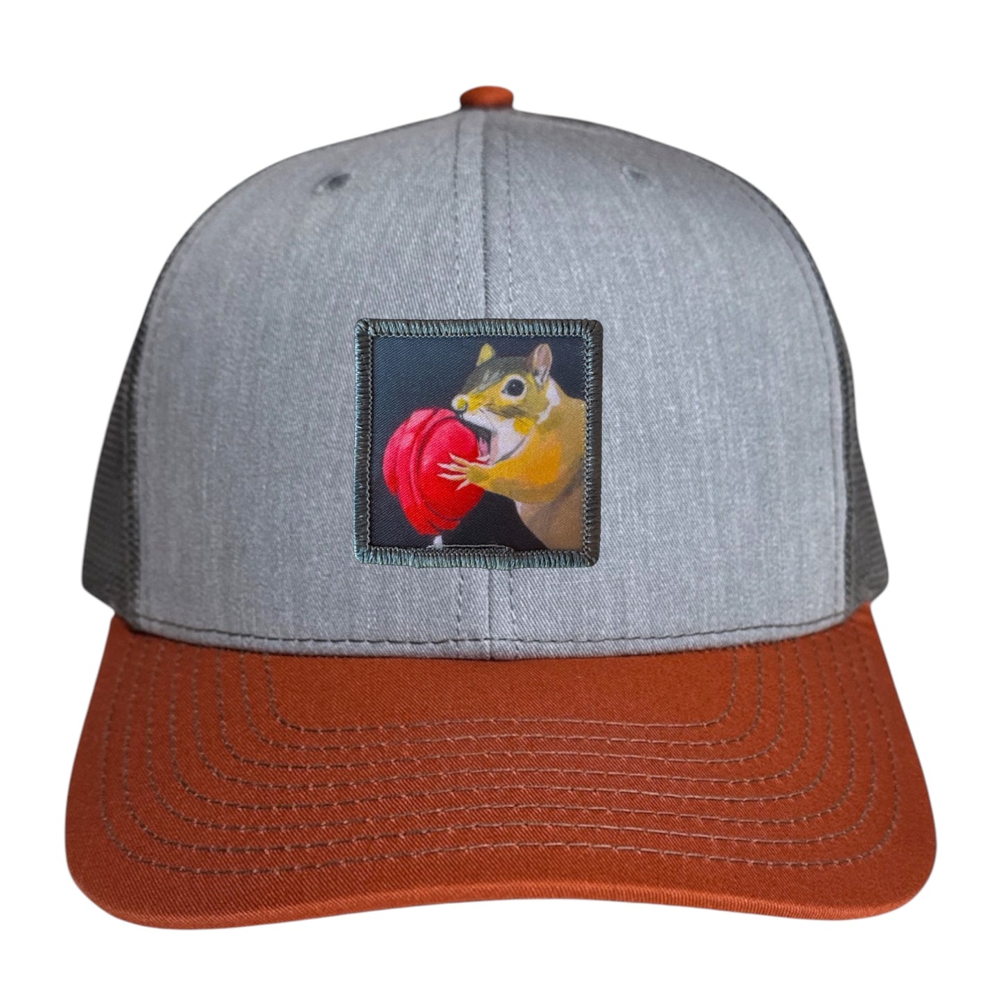 Grey/Terracotta Trucker Hats Flyn Costello Lolly