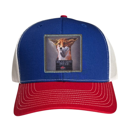 The Usual Suspects: Fox Trucker Hat Hats FlynHats Red/White/Royal