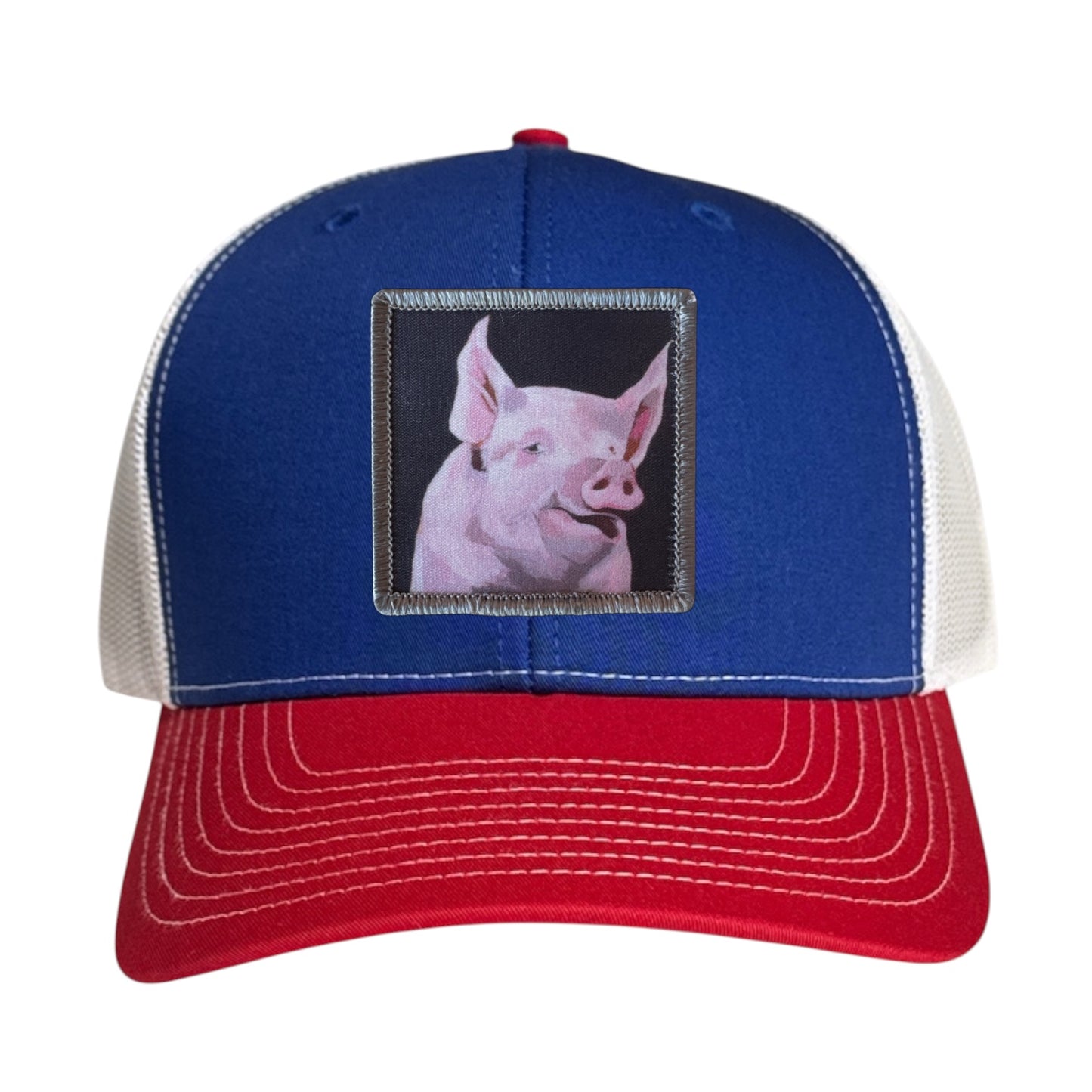 Red/White/Royal Trucker
