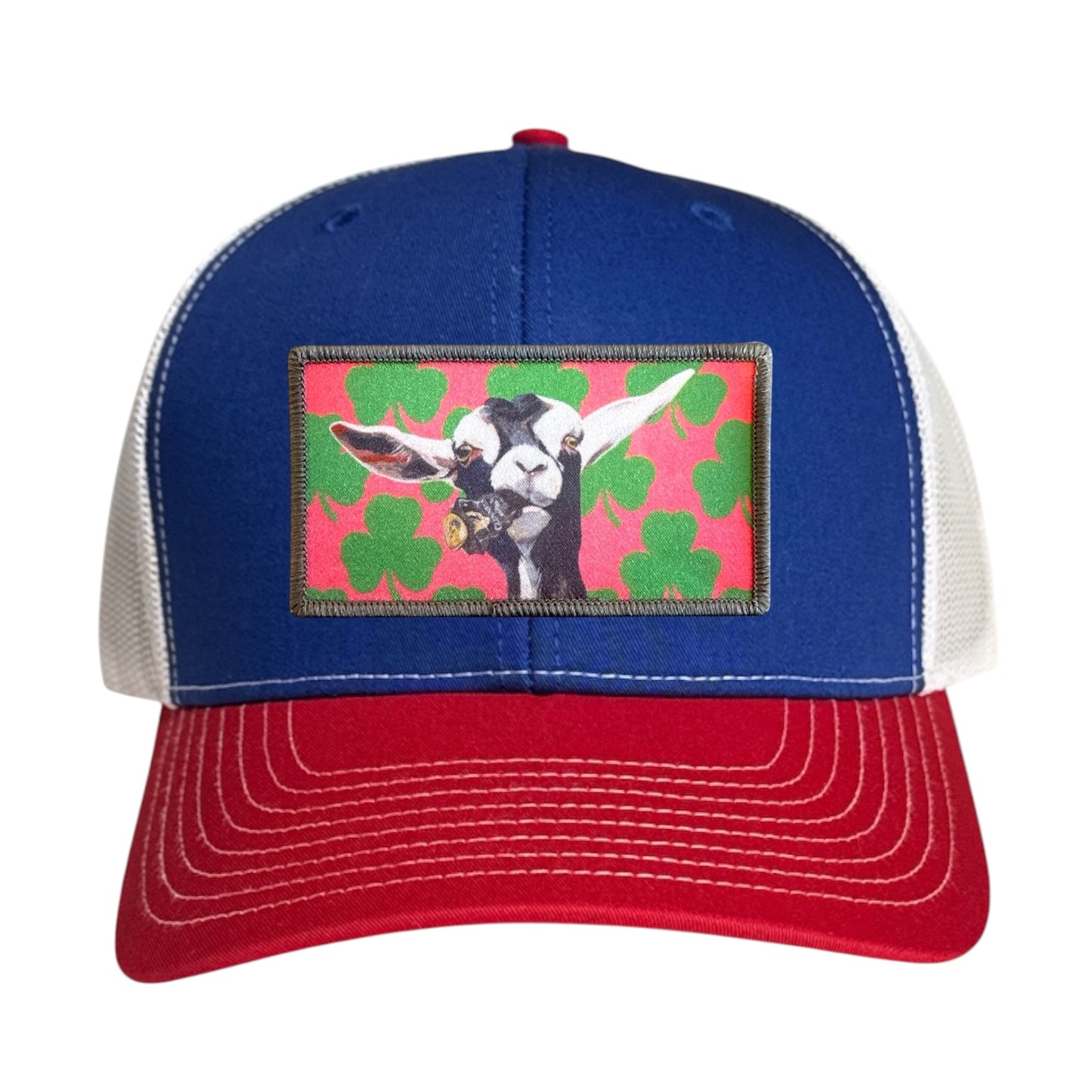 Red/White/Royal Trucker Hats Flyn Costello