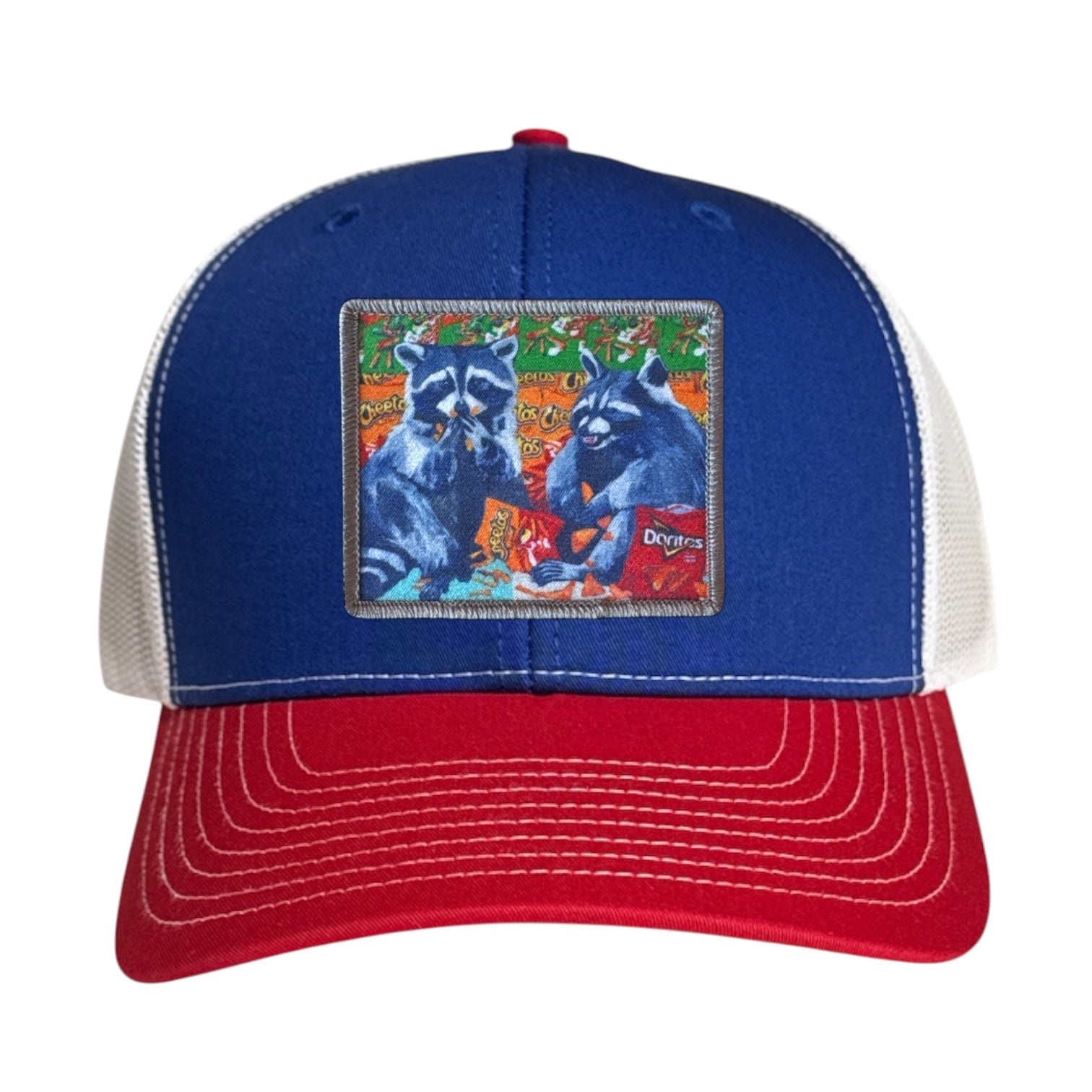 Junkfood Bandits Trucker Hat Hats FlynHats Red/White/Royal