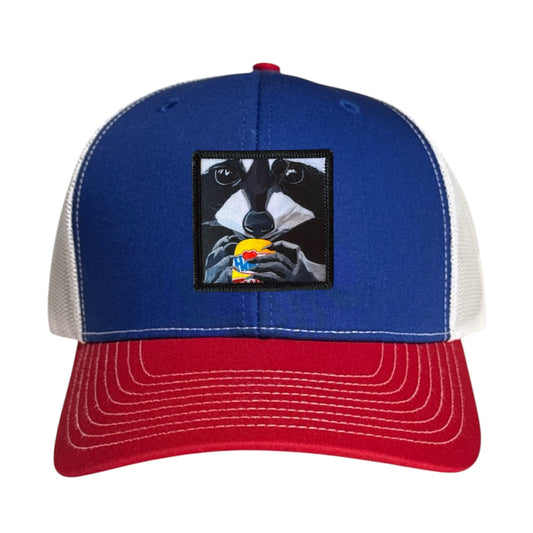 The Snack Kid Trucker Hat Hats FlynHats Red/White/Royal