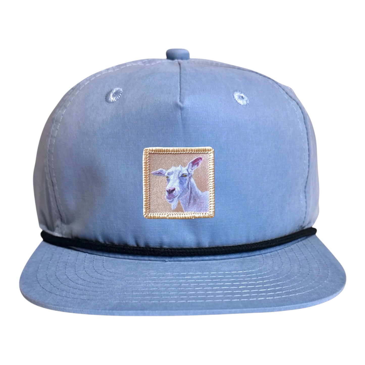 Sky/Black Rope Cap Hats FlynHats Little Goat