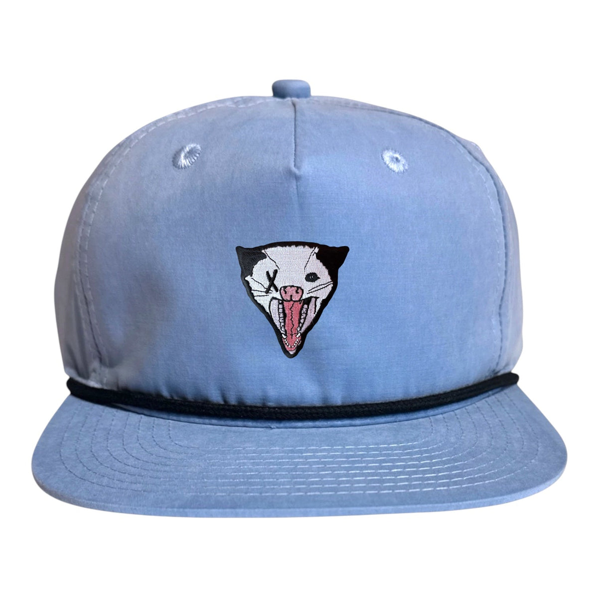 NOT DEAD YET Rope Cap Hats FlynHats Sky/Black Small