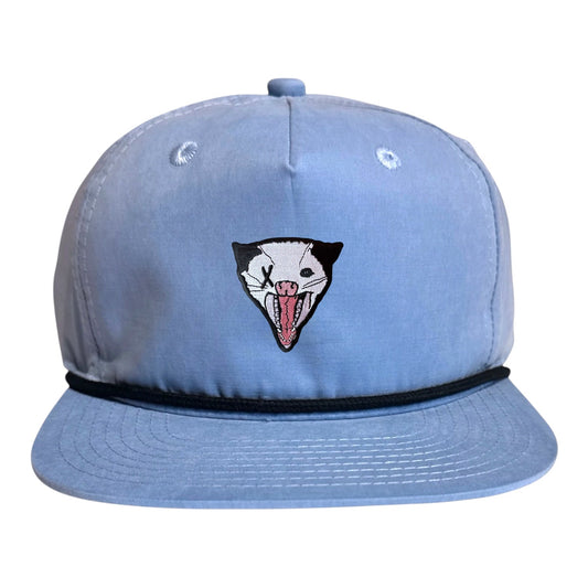 NOT DEAD YET Rope Cap Hats FlynHats Sky/Black Small