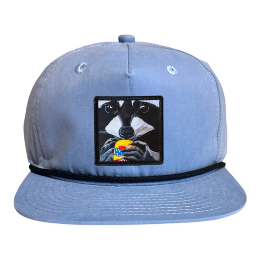 The Snack Kid Rope Cap Hats FlynHats Sky/Black