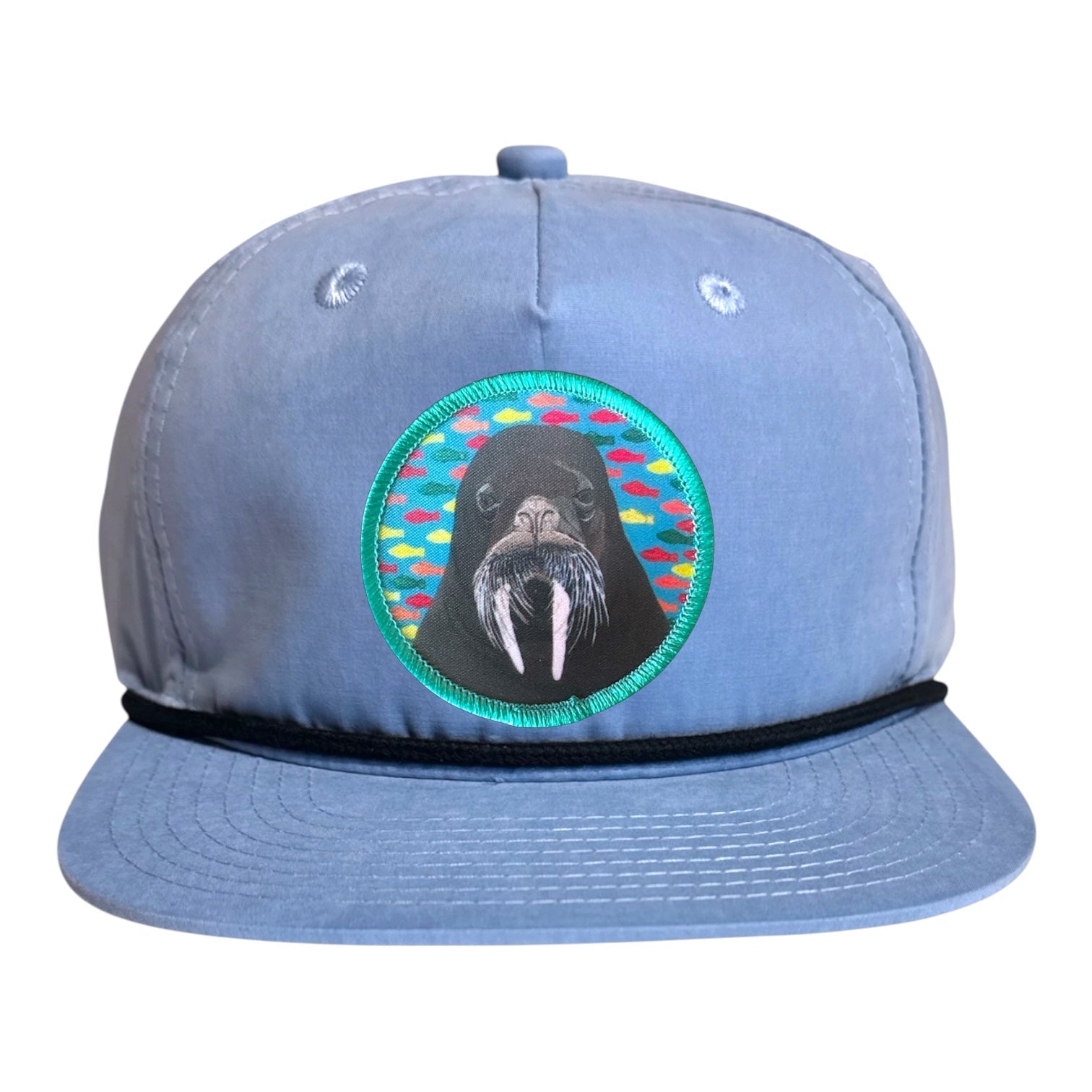 Walrus Rope Cap Hats FlynHats Sky/Black