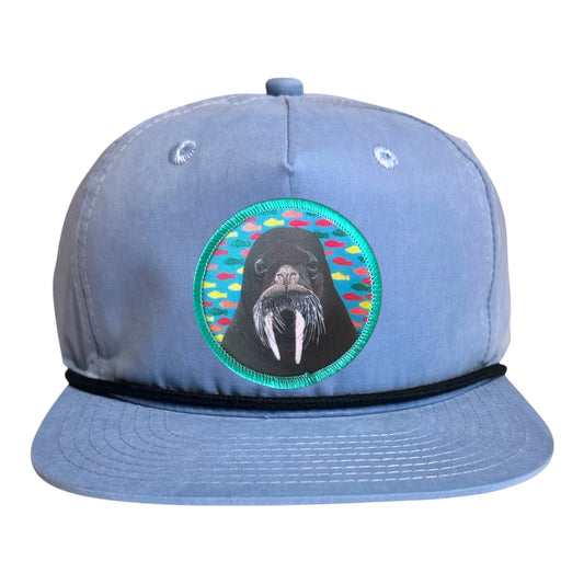 Walrus Rope Cap Hats FlynHats Sky/Black