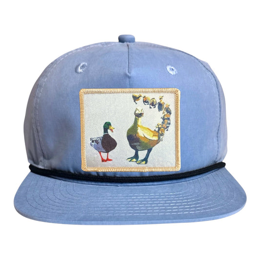 Make Way Rope Cap Hats FlynHats Sky/Black