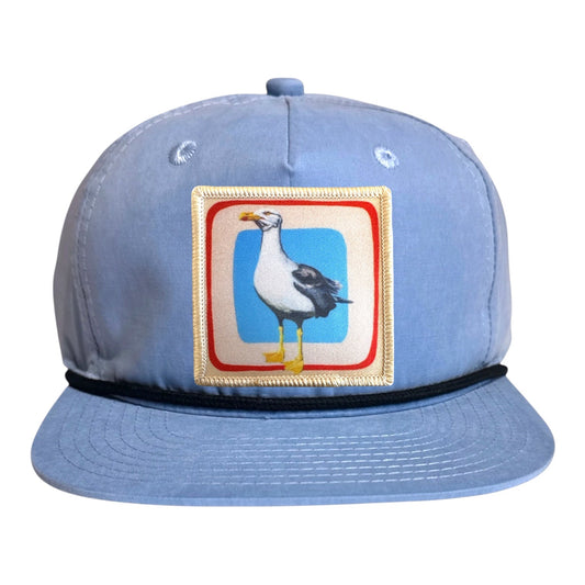 Seagull Rope Cap Hats FlynHats Sky/Black