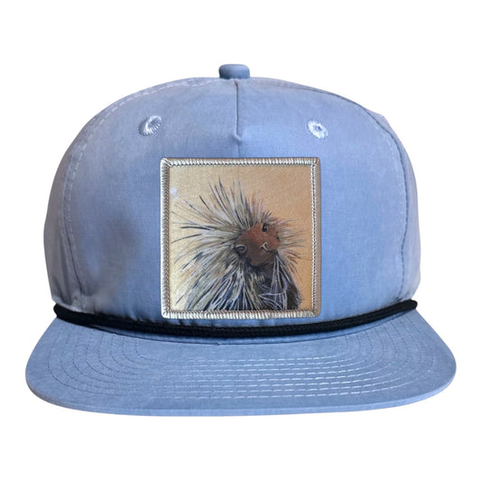 Porcupine Rope Cap Hats FlynHats Sky/Black