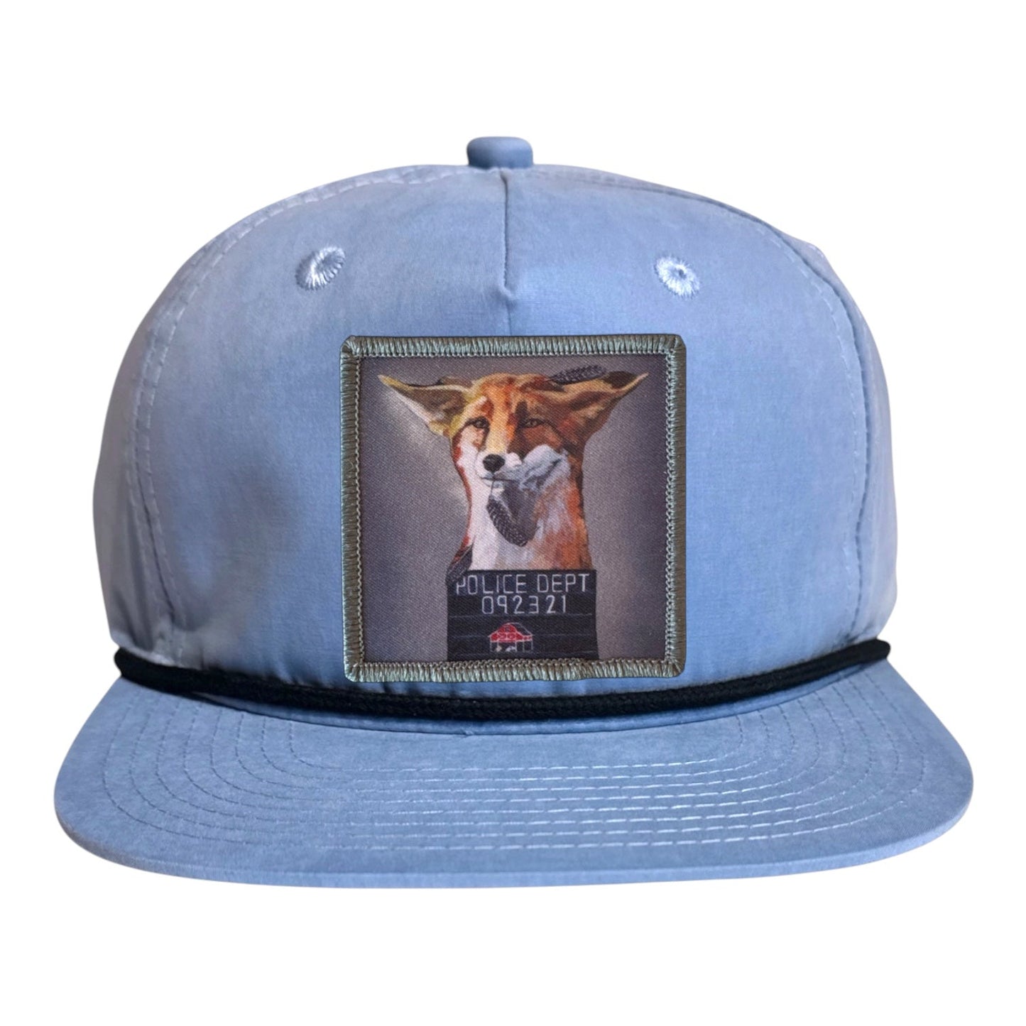 The Usual Suspects: Fox Rope Cap Hats FlynHats Sky/Black