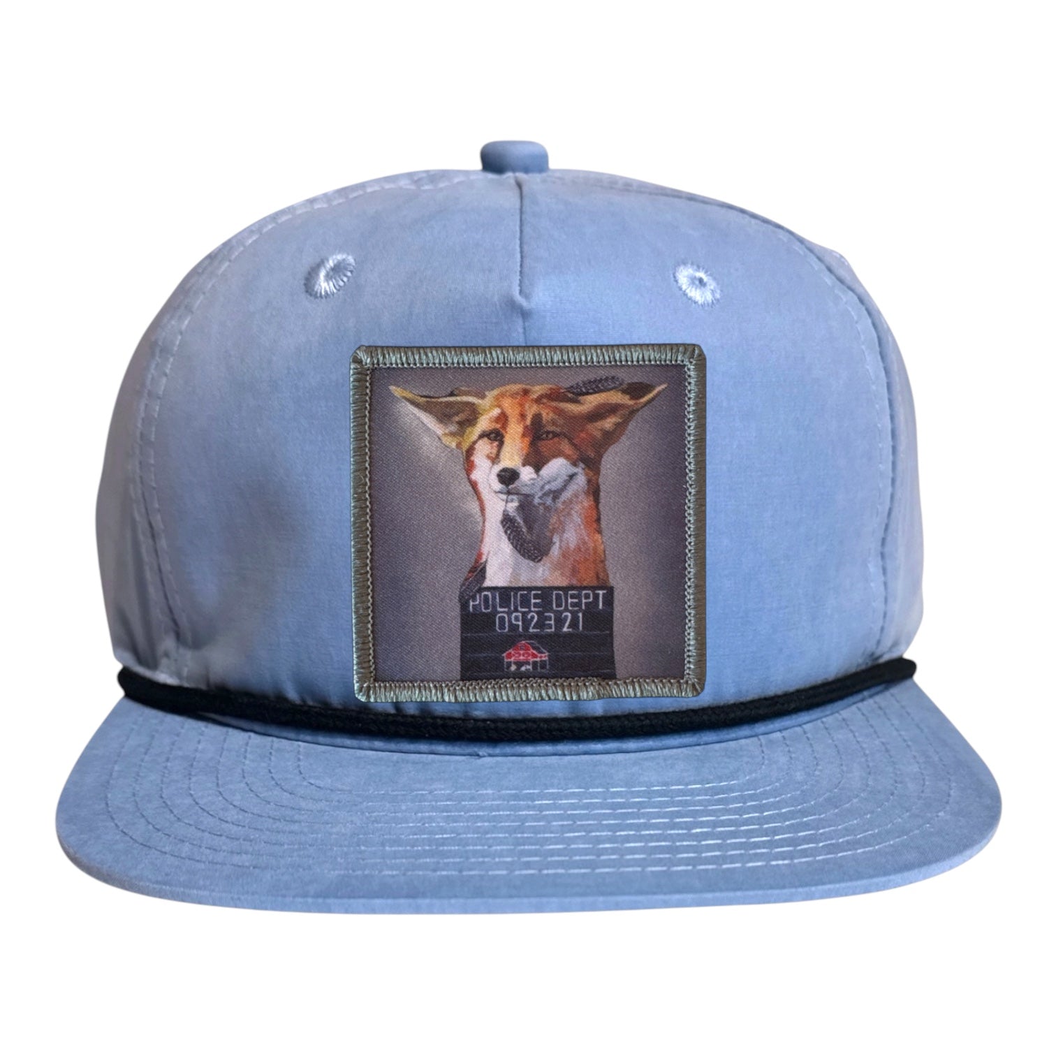 The Usual Suspects: Fox Rope Cap Hats FlynHats Sky/Black