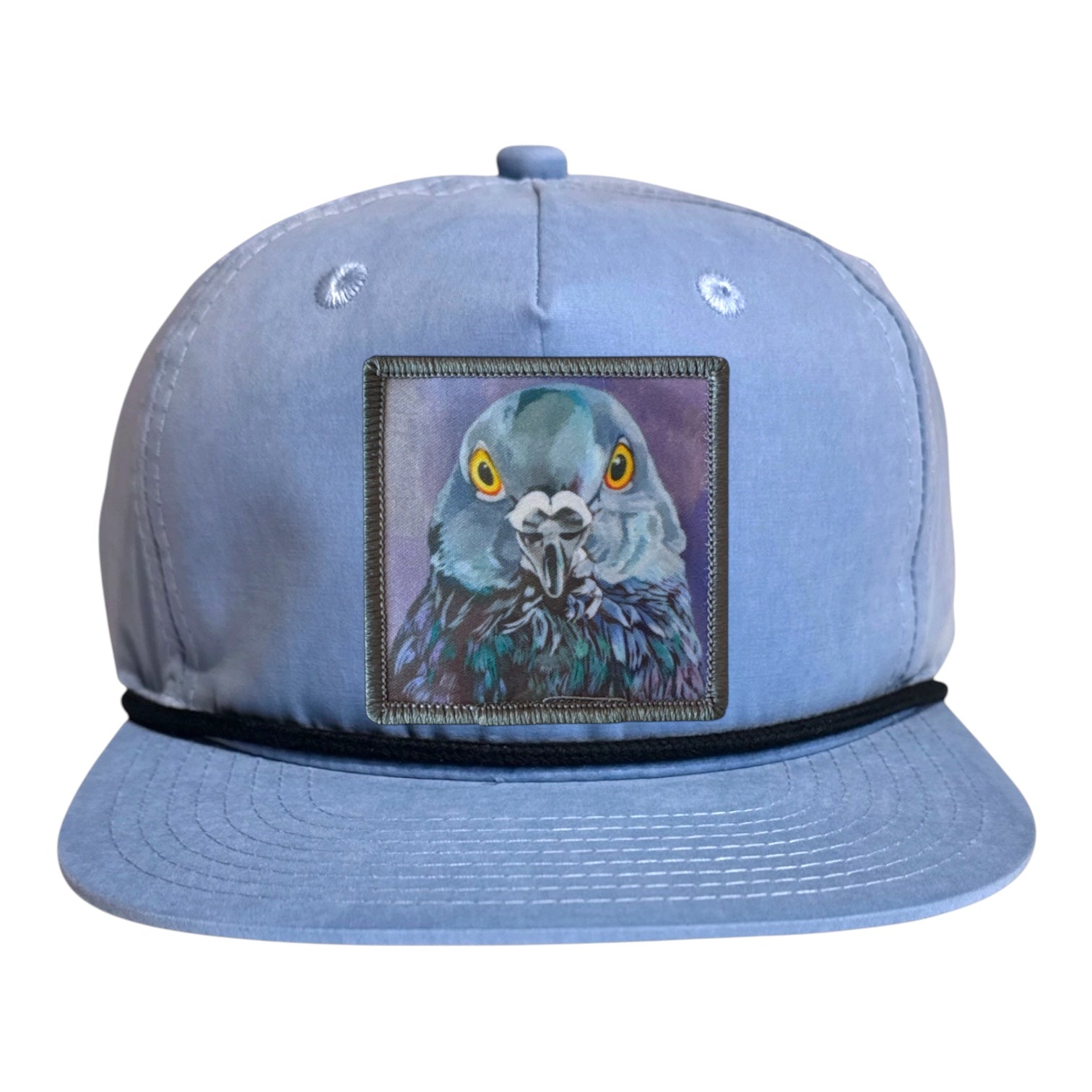 City Bird Rope Cap Hats FlynHats Sky/Black