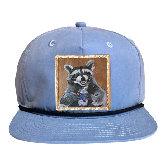 Beer Bandit Rope Cap Hats FlynHats Sky/Black