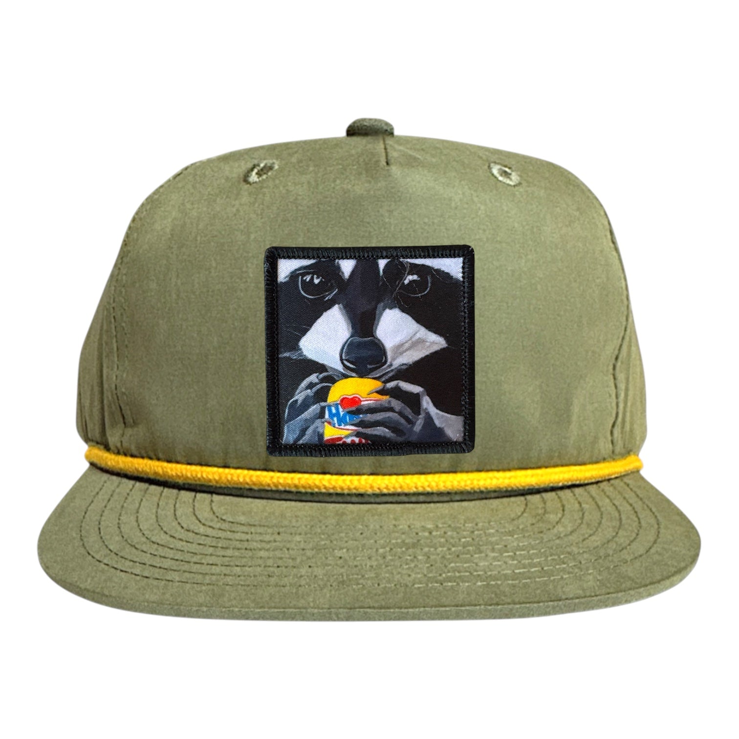 Loden/Gold Rope Cap Hats FlynHats The Snack Kid