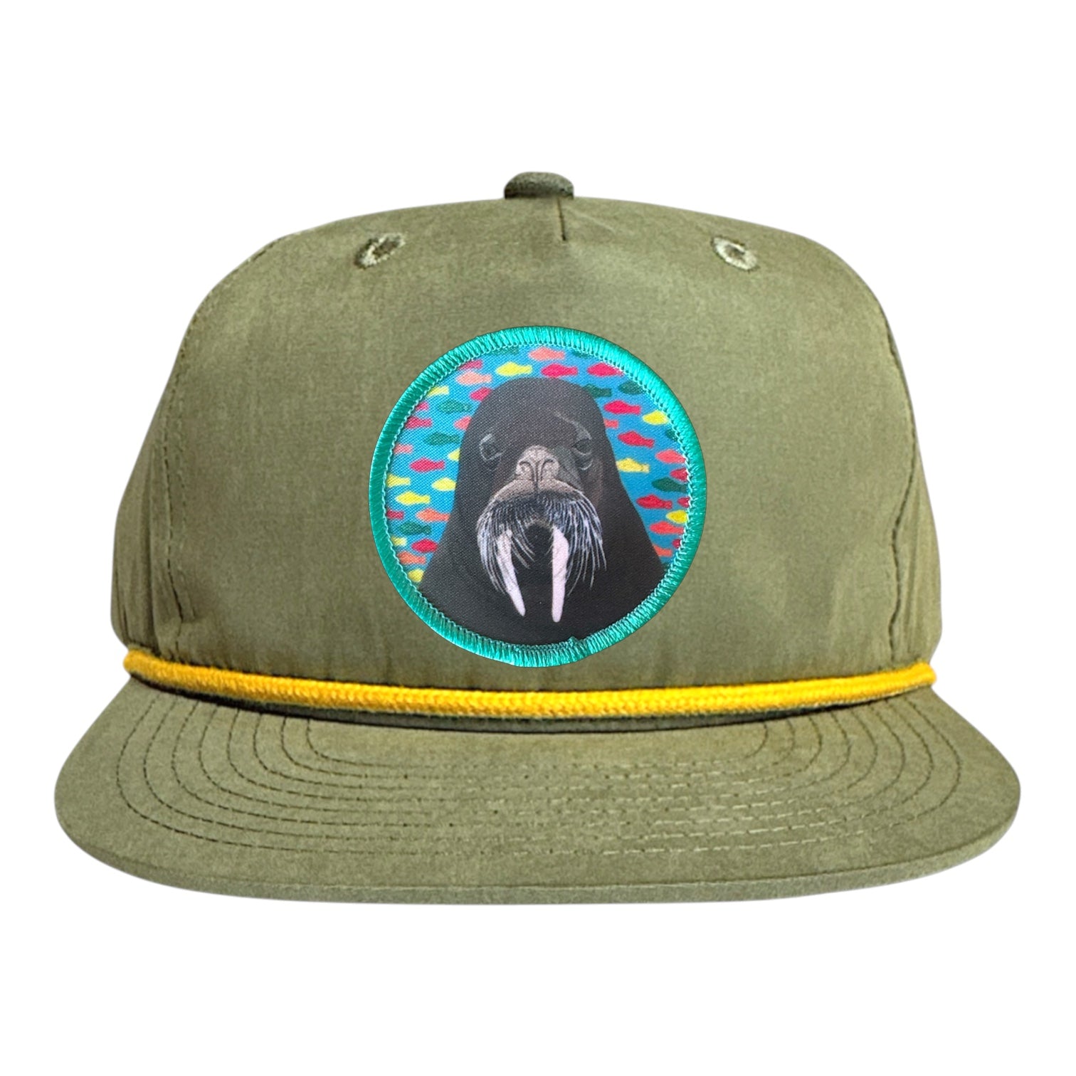 Loden/Gold Rope Cap Hats FlynHats Walrus