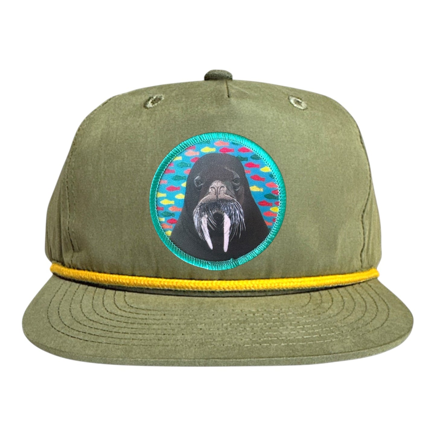 Walrus Rope Cap Hats FlynHats Loden/Gold