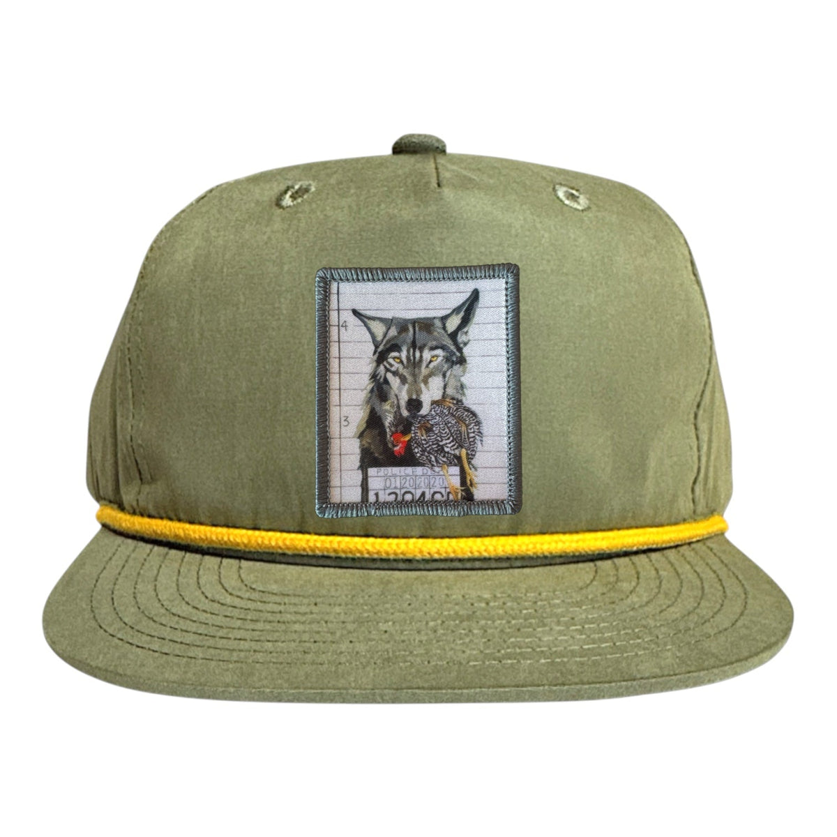 The Usual Suspects: Wolf Rope Cap Hats FlynHats Loden/Gold