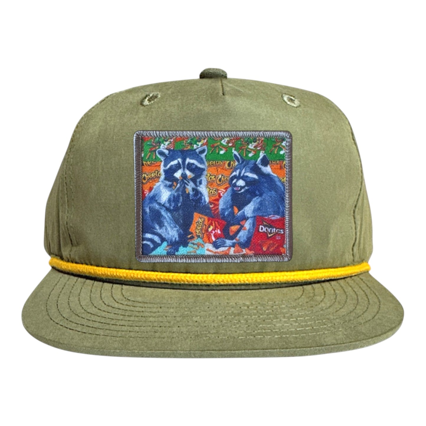 Loden/Gold Rope Cap Hats FlynHats Junkfood Bandits