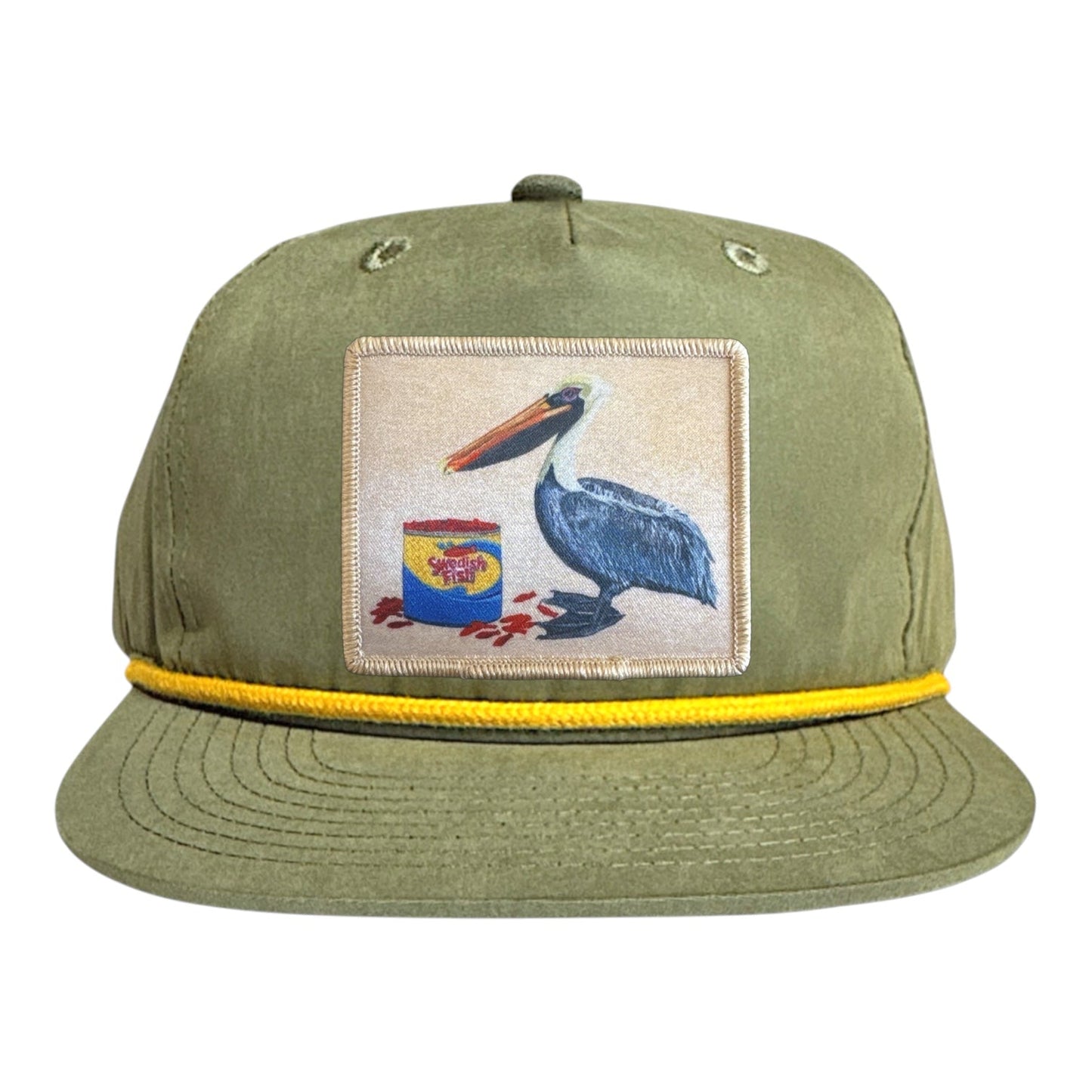 Gone Fishin' Rope Cap Hats FlynHats Loden/Gold