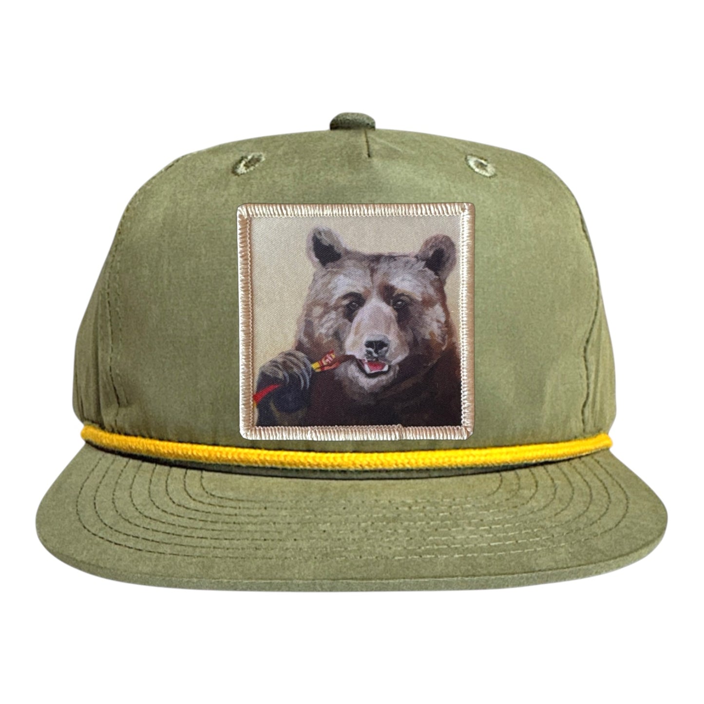 Loden/Gold Rope Cap Hats FlynHats Slim Jimmy