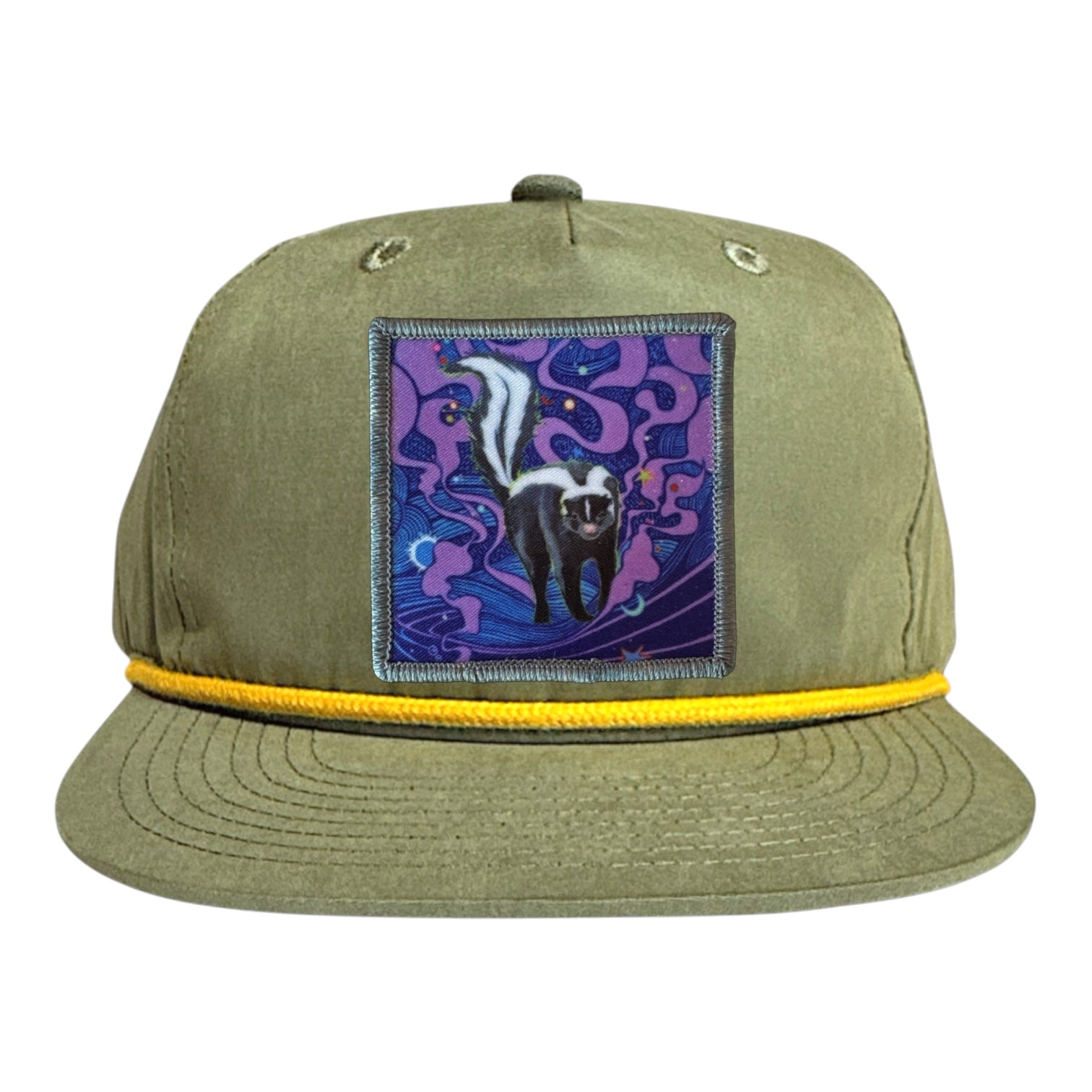 Loden/Gold Rope Cap Hats FlynHats Skunky Haze