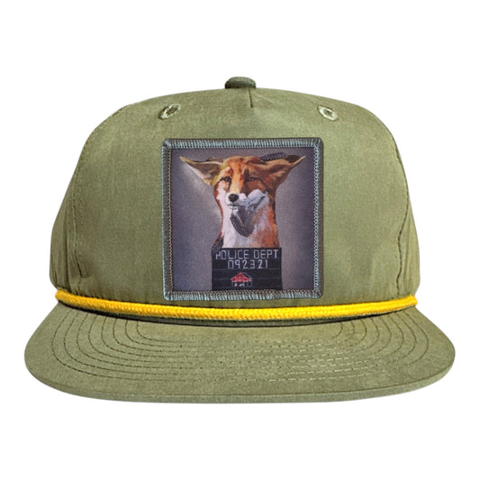 The Usual Suspects: Fox Rope Cap Hats FlynHats Loden/Gold