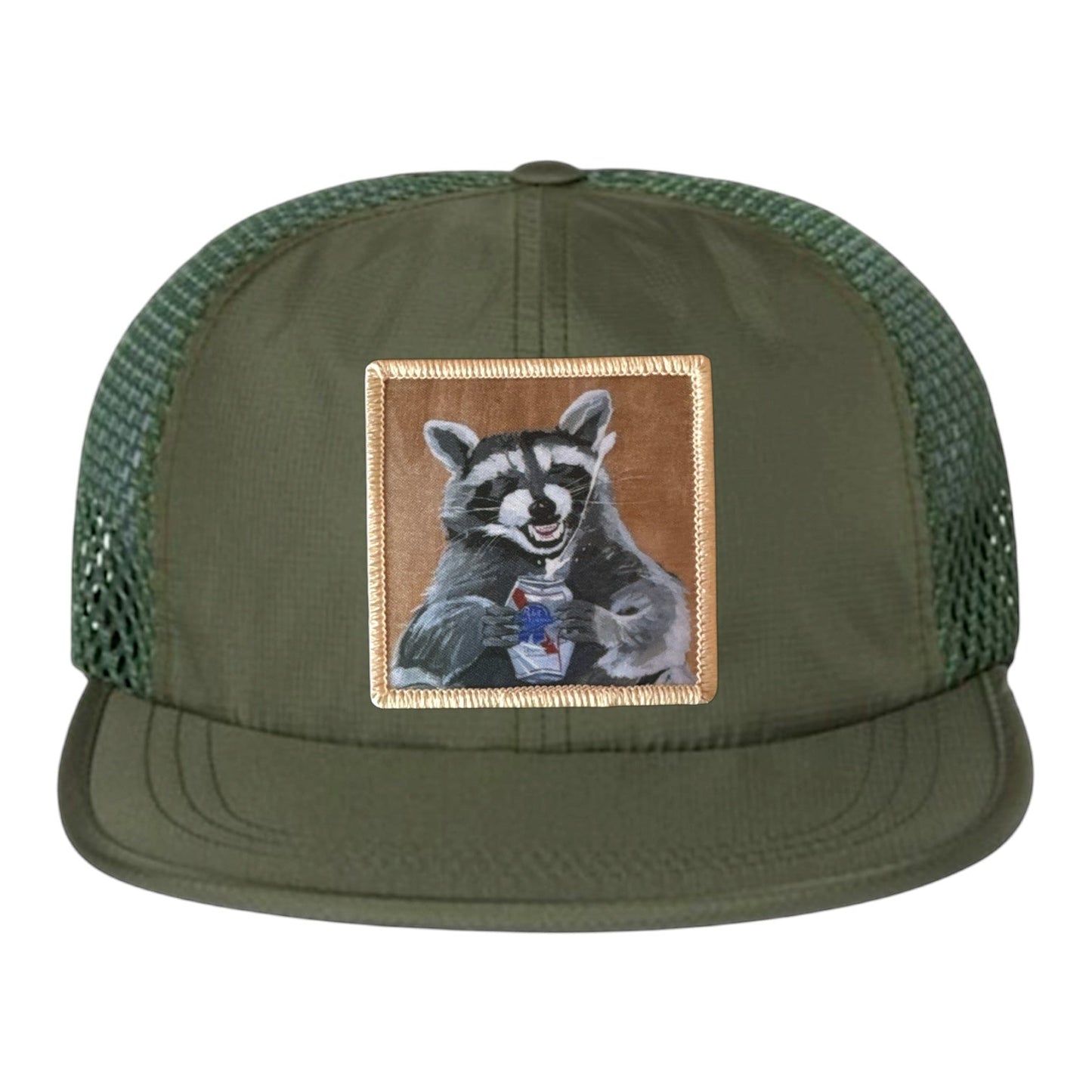 Beer Bandit Wideset Mesh Cap Hats FlynHats Olive