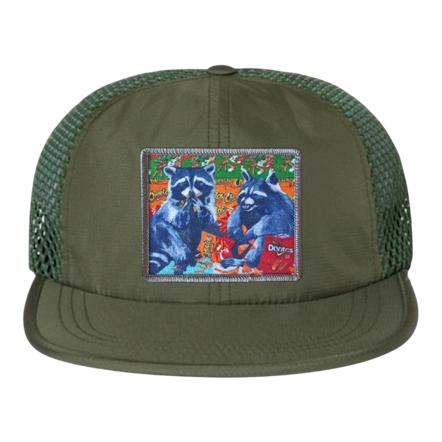 Junkfood Bandits Wideset Mesh Cap Hats FlynHats Olive