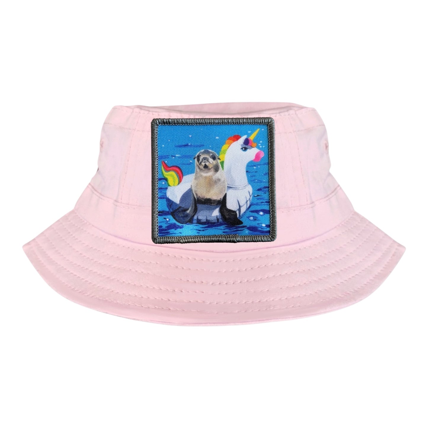 Light Pink Toddler Bucket Hat Hats FlynHats Unicorn Drifter