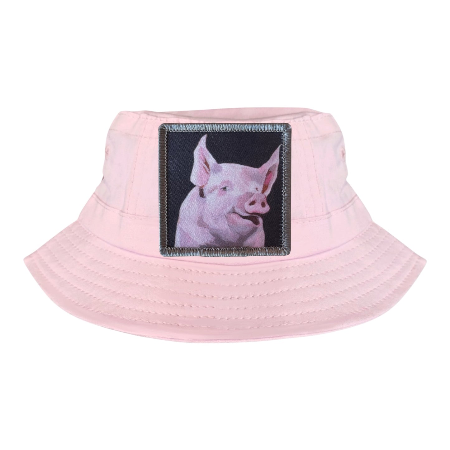 Light Pink Toddler Bucket Hat Hats FlynHats Piggie