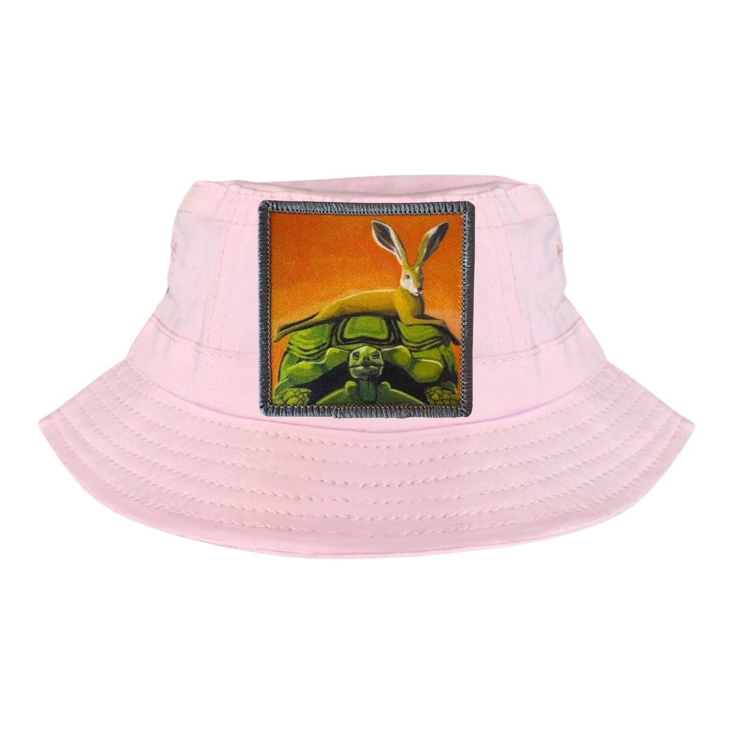 Light Pink Toddler Bucket Hat Hats FlynHats The Tortoise by a Hare