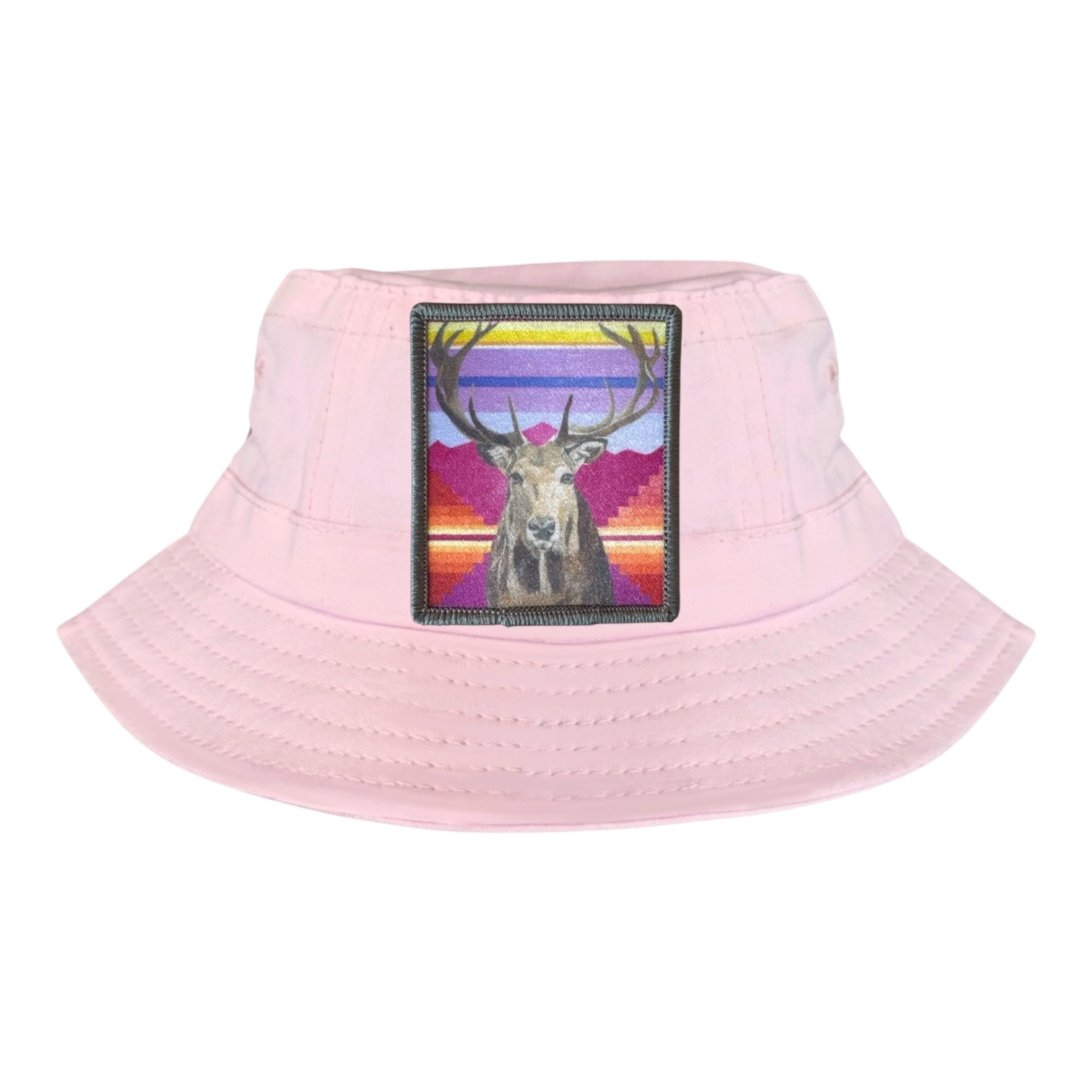 Light Pink Toddler Bucket Hat Hats FlynHats Elk