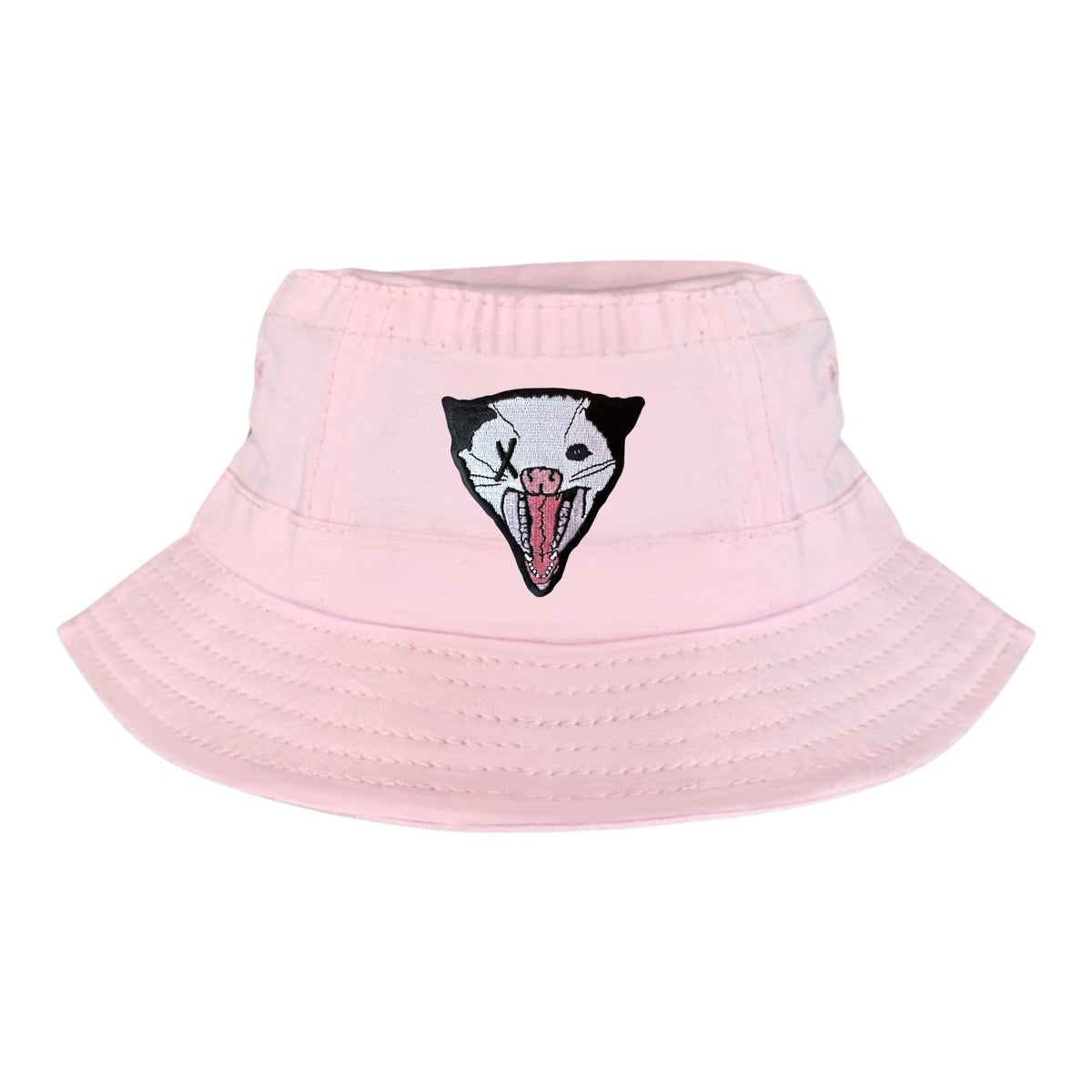 Not Dead Yet Opossum Youth/Toddler Bucket Hat - Light Pink
