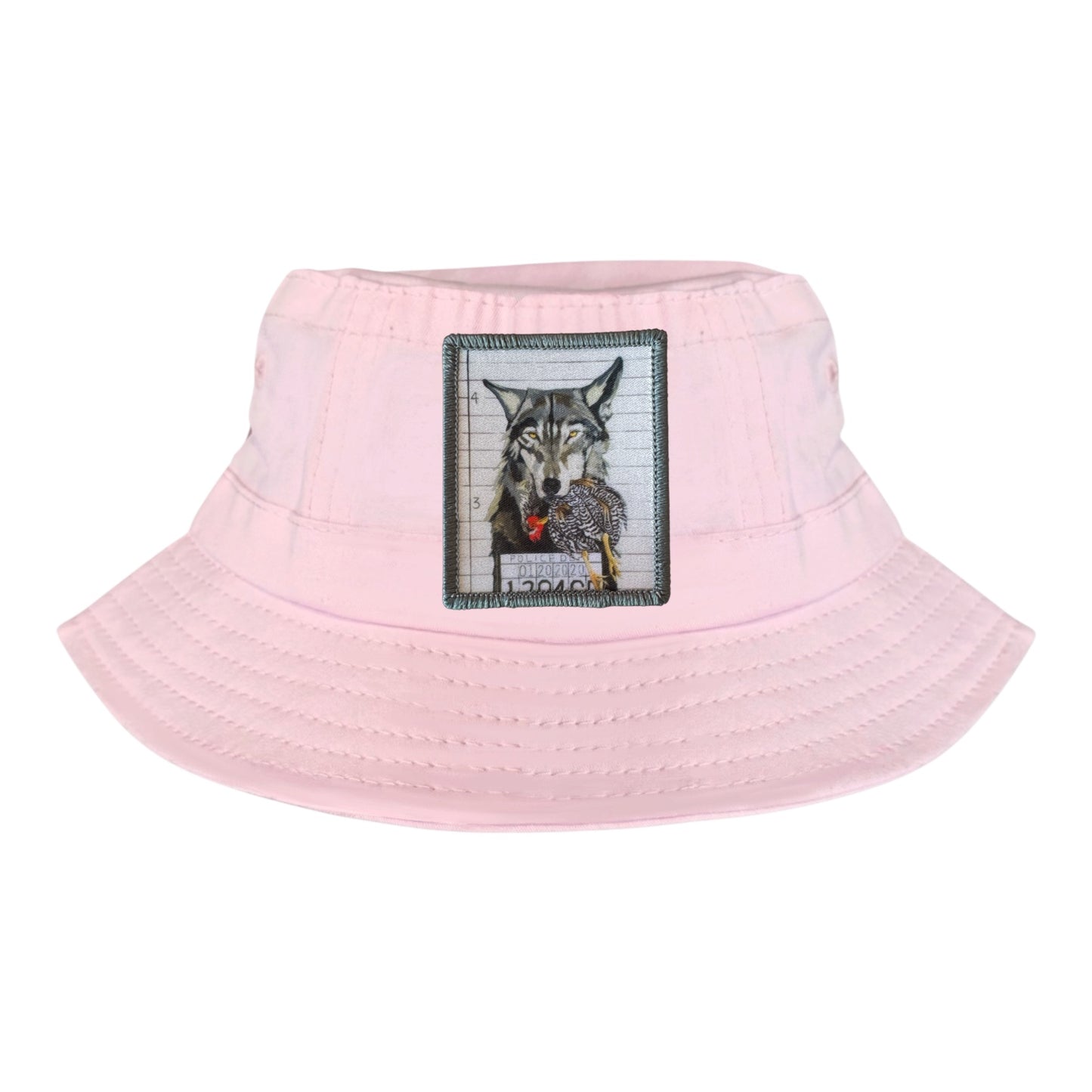 Light Pink Toddler Bucket Hat Hats FlynHats The Usual Suspects: Wolf