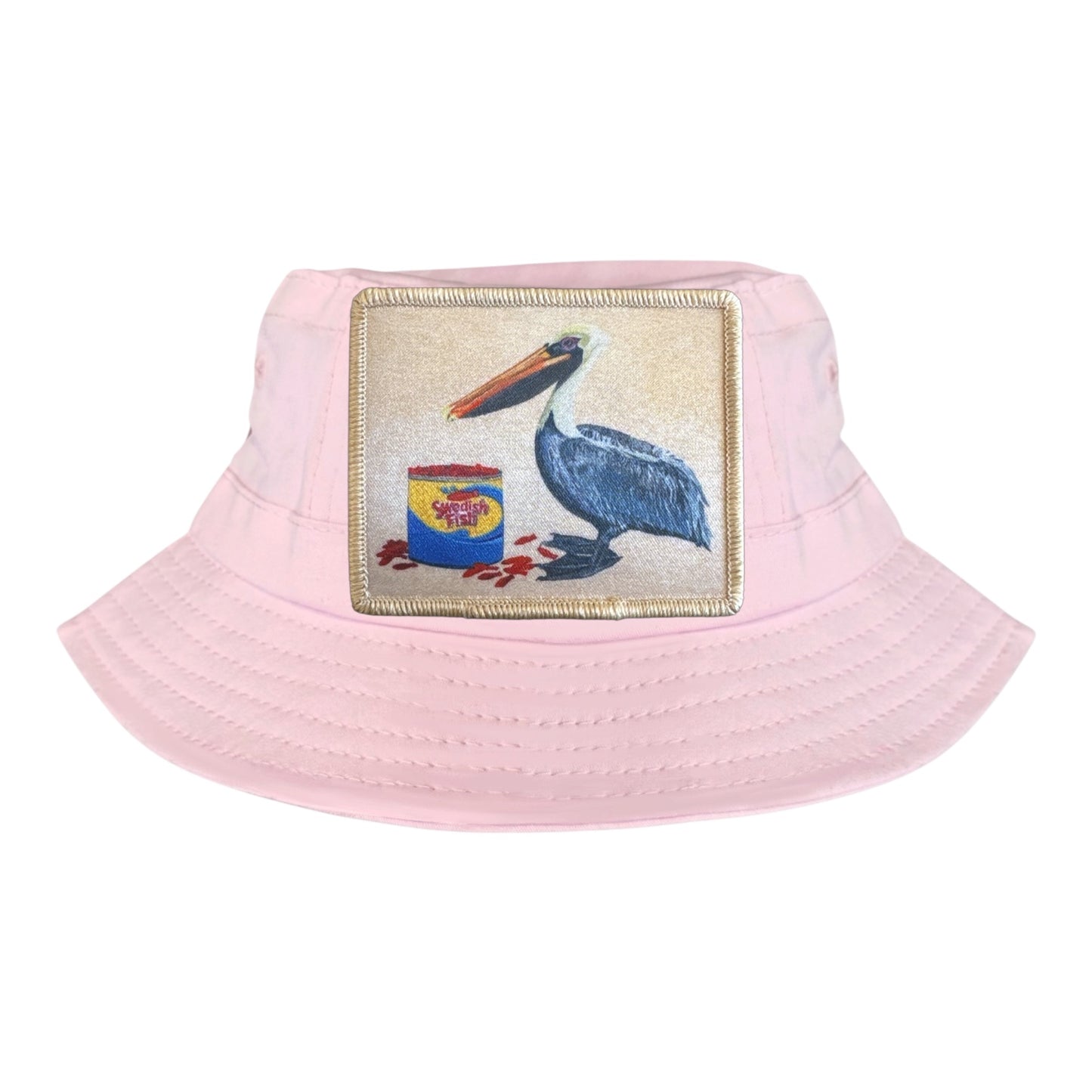 Light Pink Toddler Bucket Hat Hats FlynHats Gone Fishin'