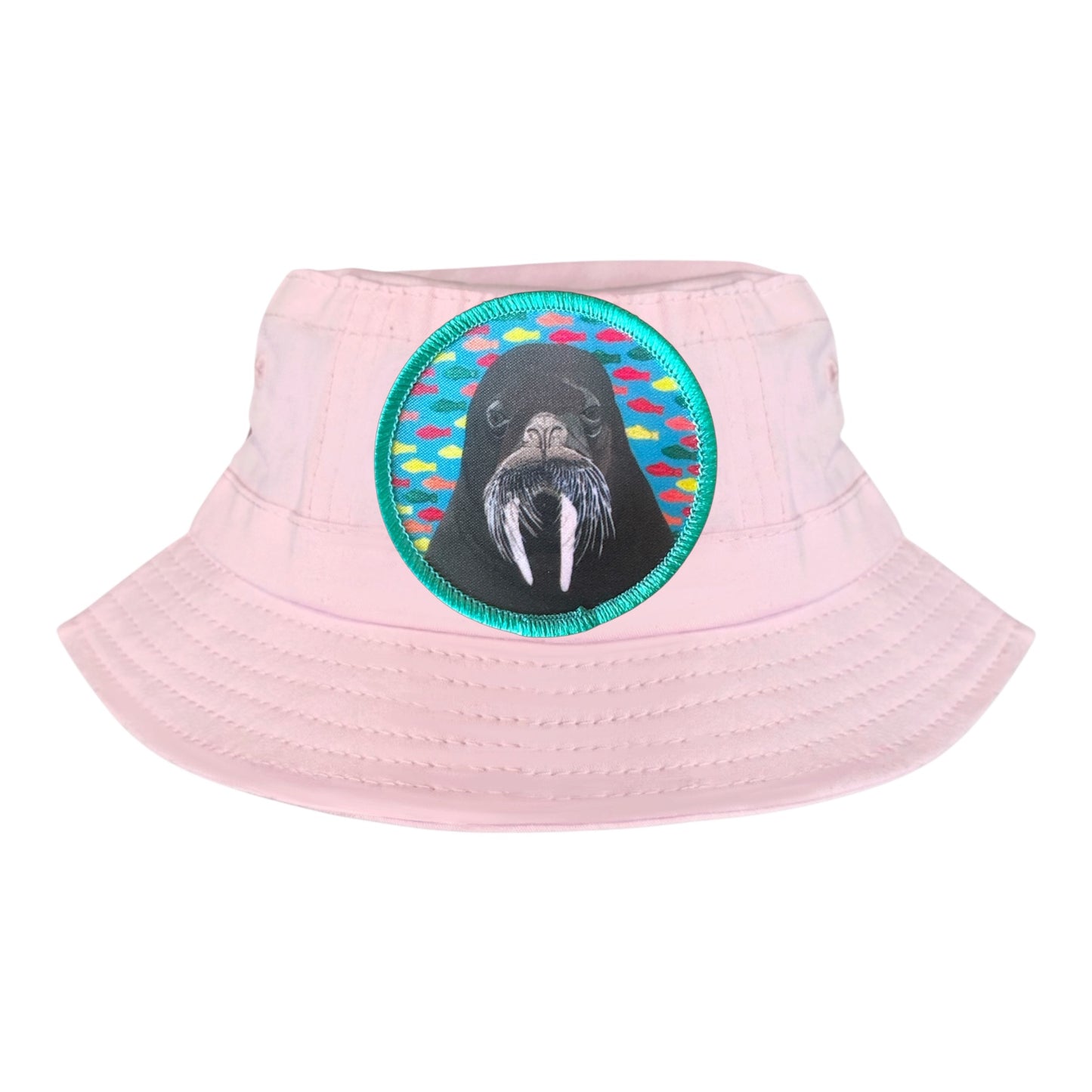 Light Pink Toddler Bucket Hat Hats FlynHats Walrus