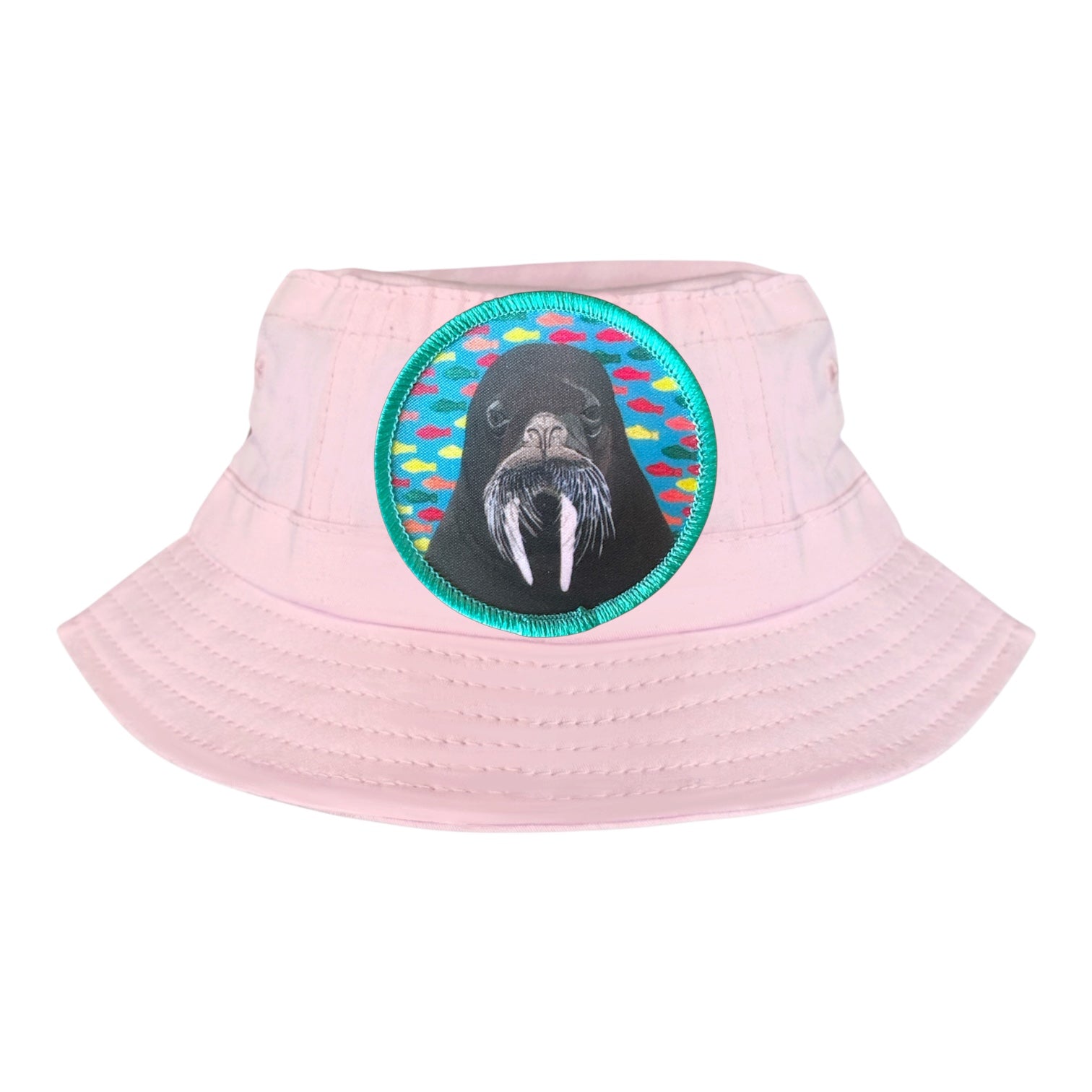 Light Pink Toddler Bucket Hat Hats FlynHats Walrus
